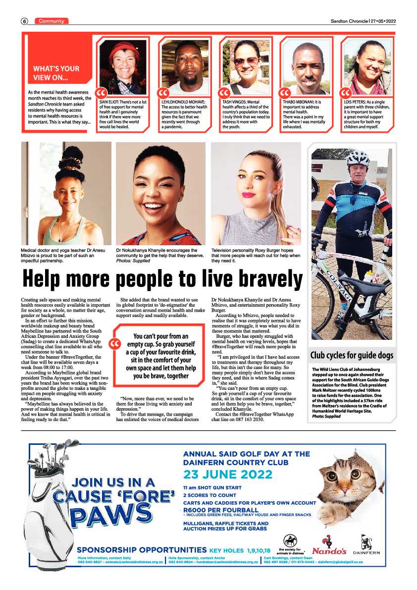 Sandton Chronicle 27 May 2022 page 6