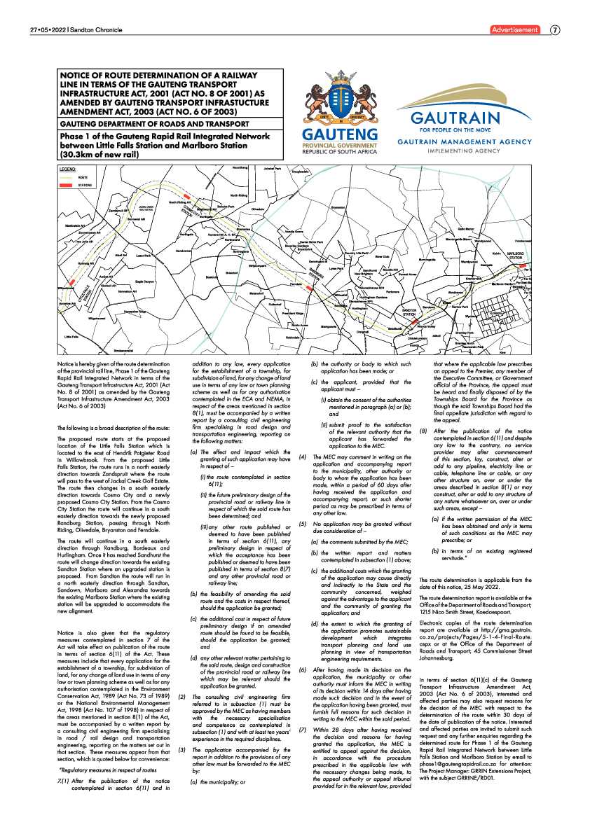 Sandton Chronicle 27 May 2022 page 7
