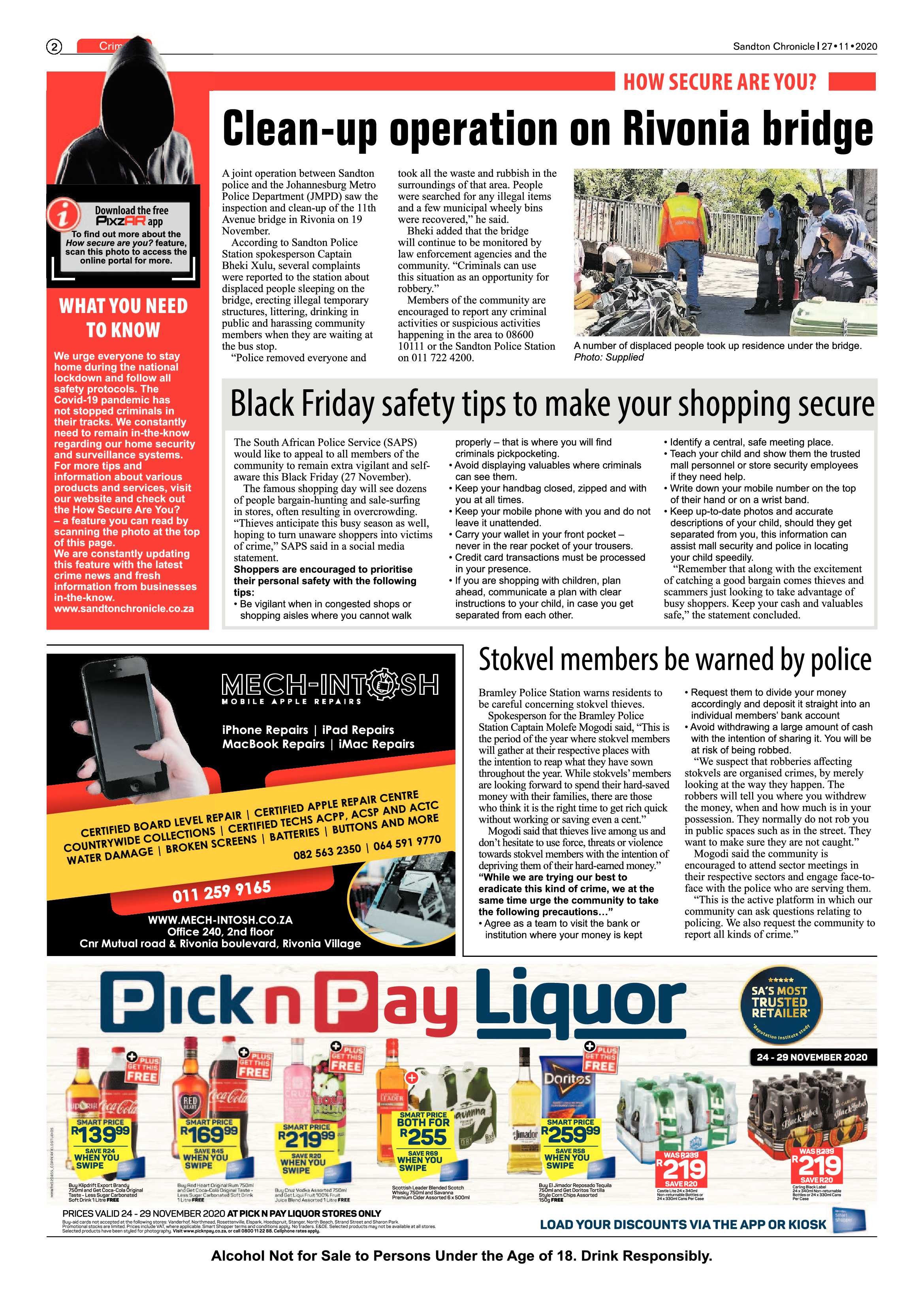 Sandton Chronicle 27 November 2020 page 2