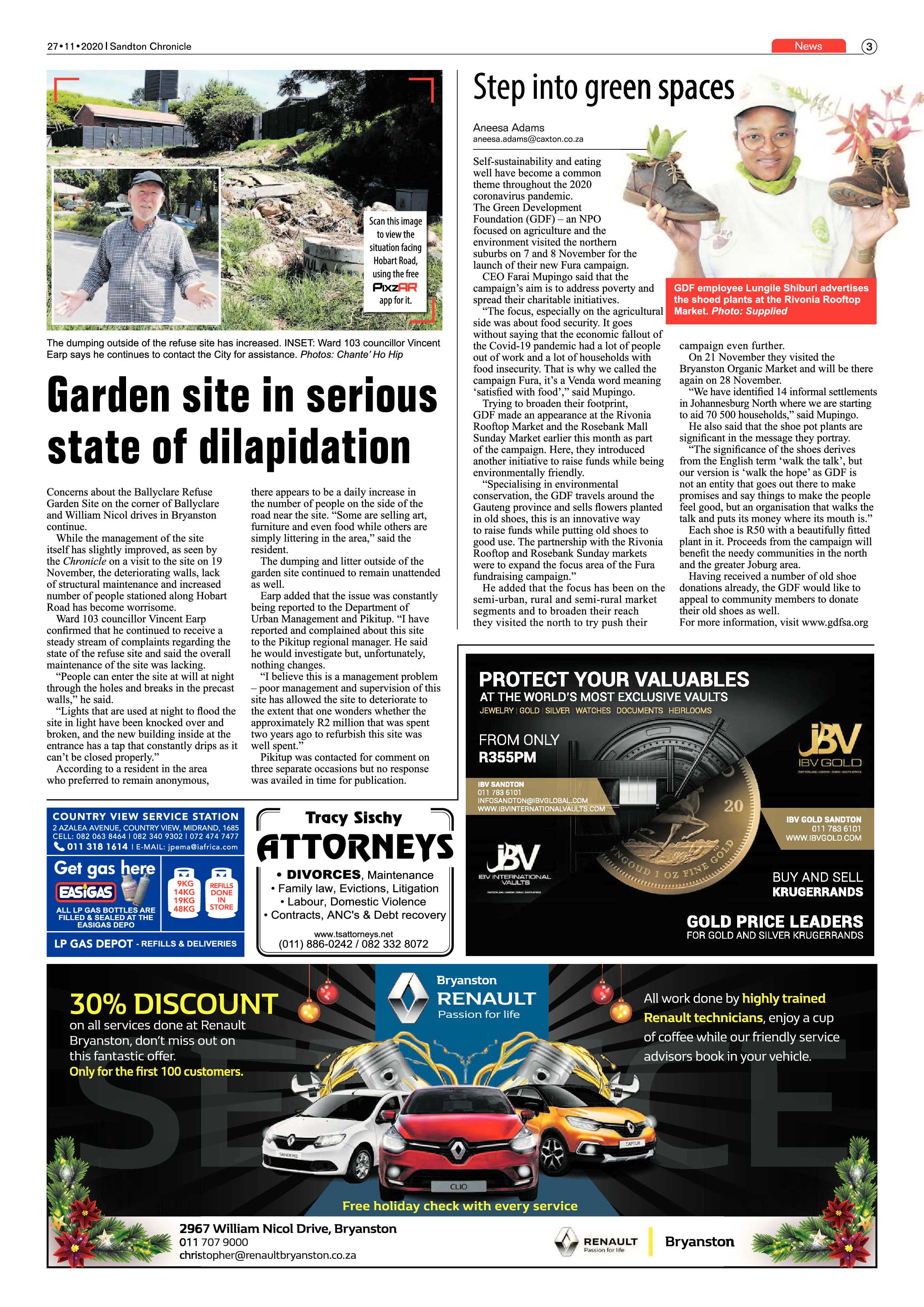 Sandton Chronicle 27 November 2020 page 3