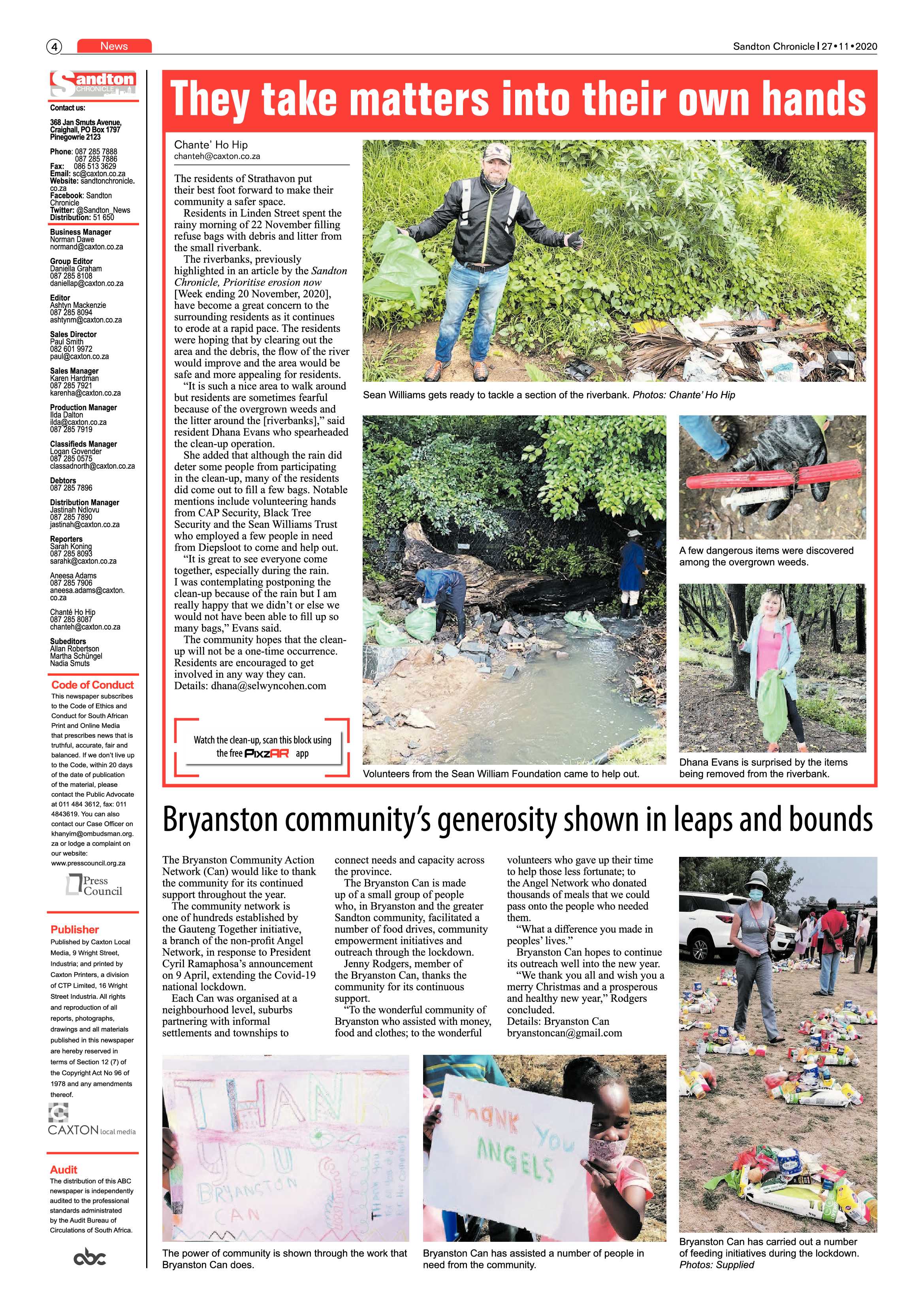 Sandton Chronicle 27 November 2020 page 4