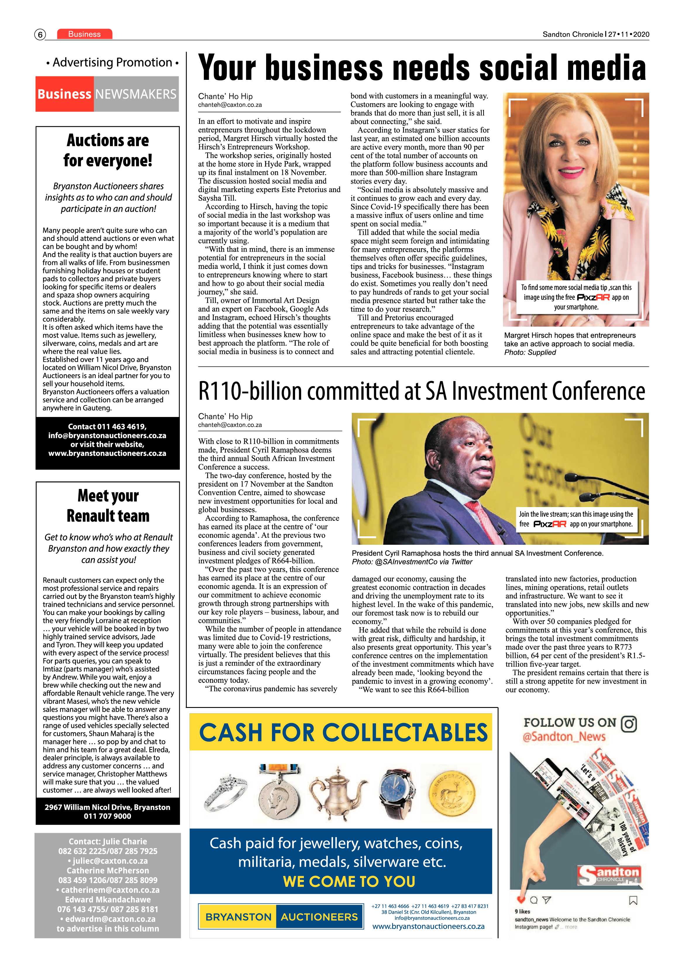 Sandton Chronicle 27 November 2020 page 6