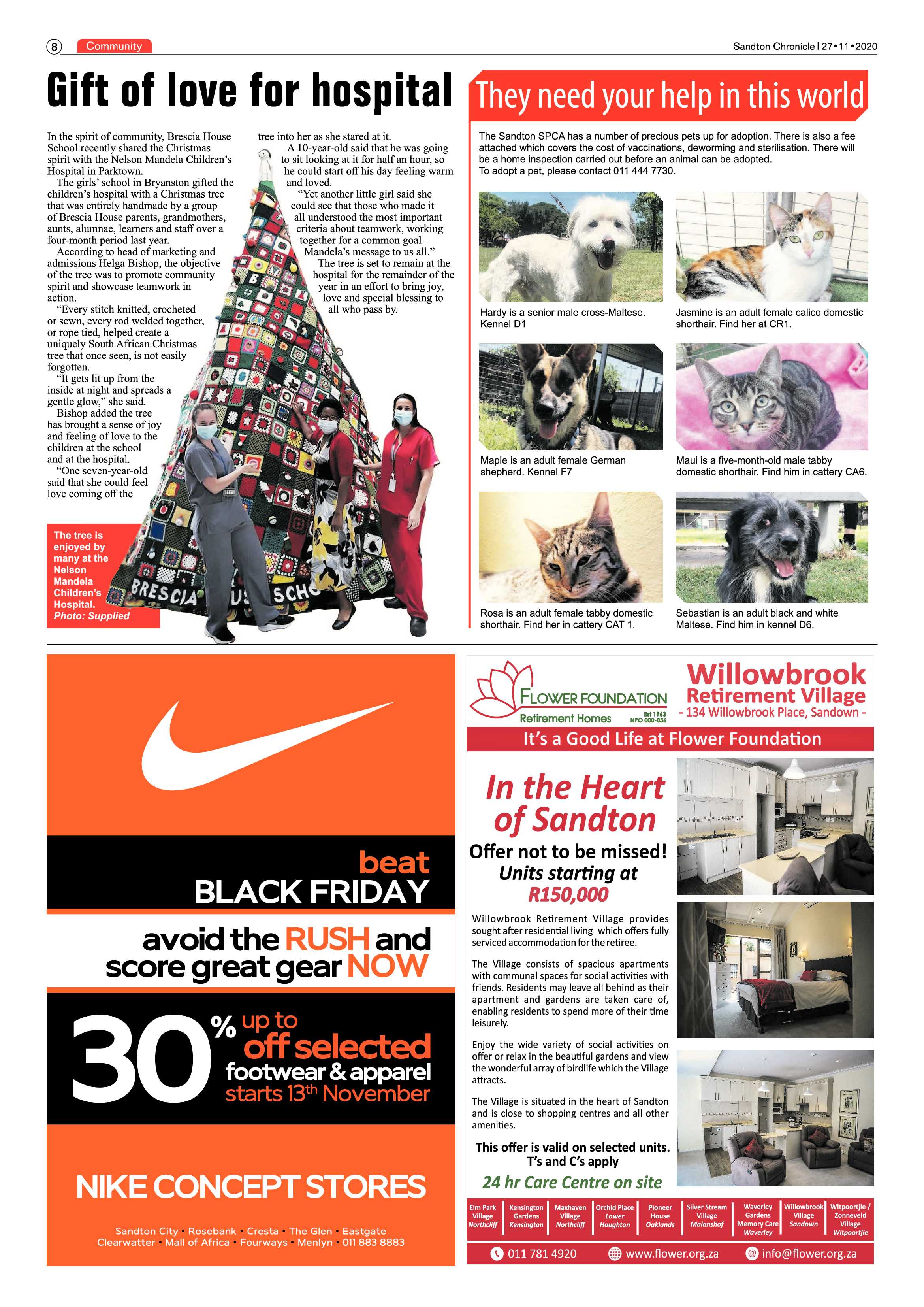 Sandton Chronicle 27 November 2020 page 8