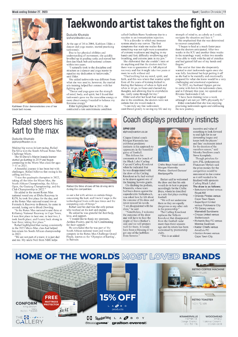 Sandton Chronicle 27 October 2023 page 11