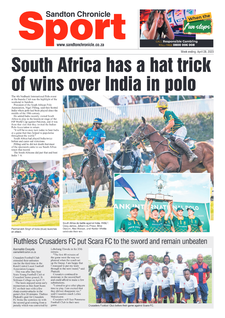 Sandton Chronicle 28 April 2023 page 20