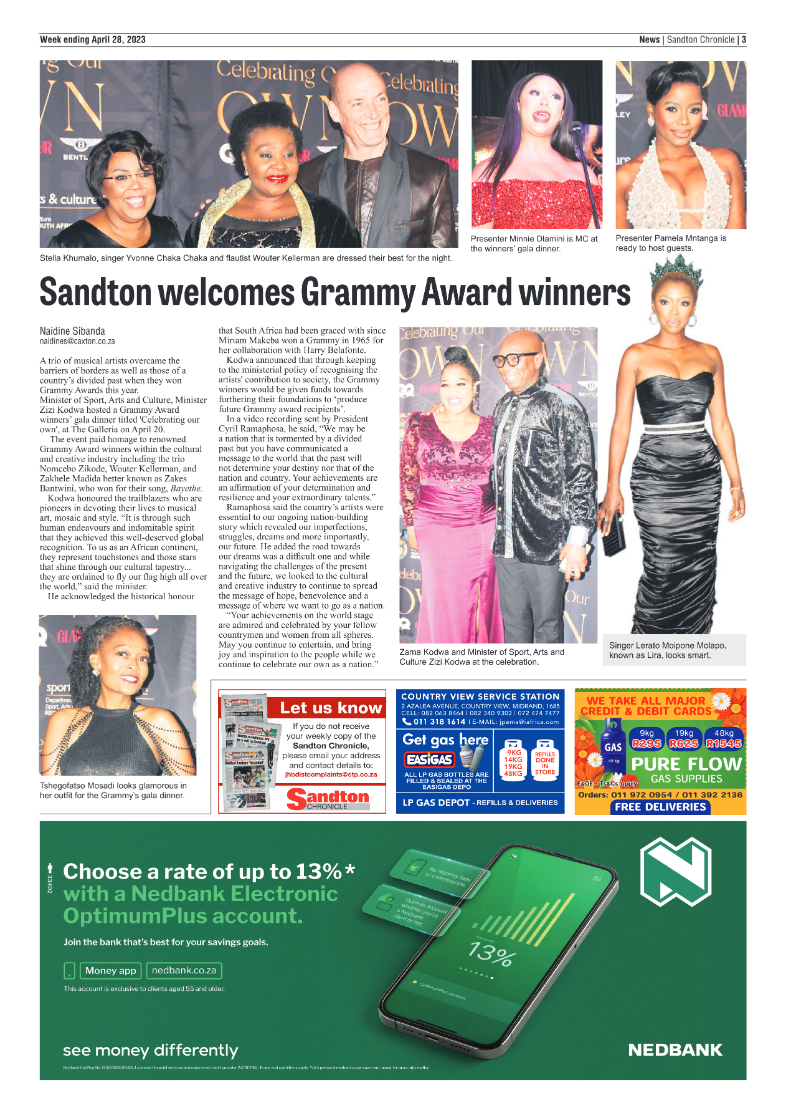 Sandton Chronicle 28 April 2023 page 3