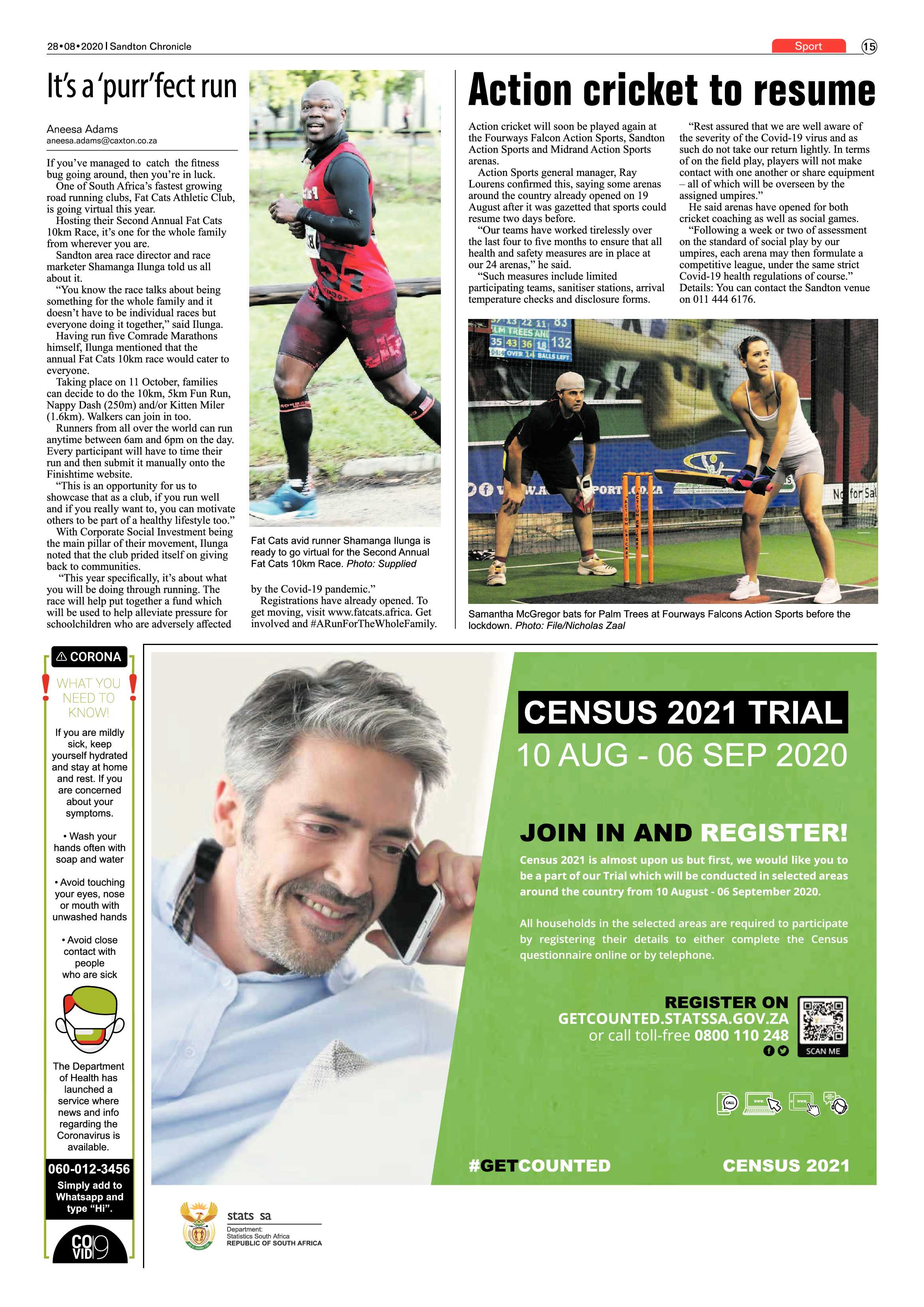 Sandton Chronicle 28 August 2020 page 15