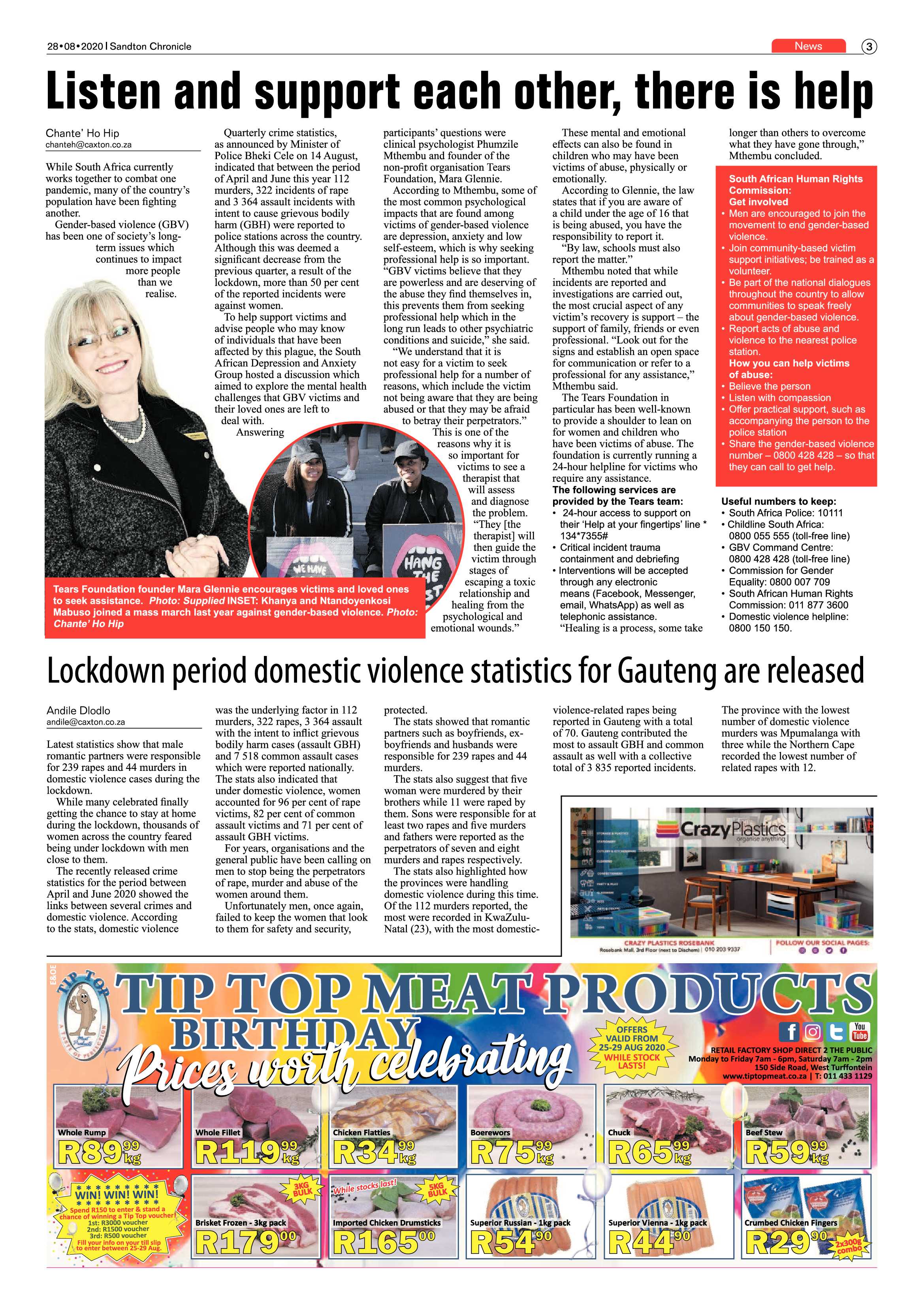 Sandton Chronicle 28 August 2020 page 3