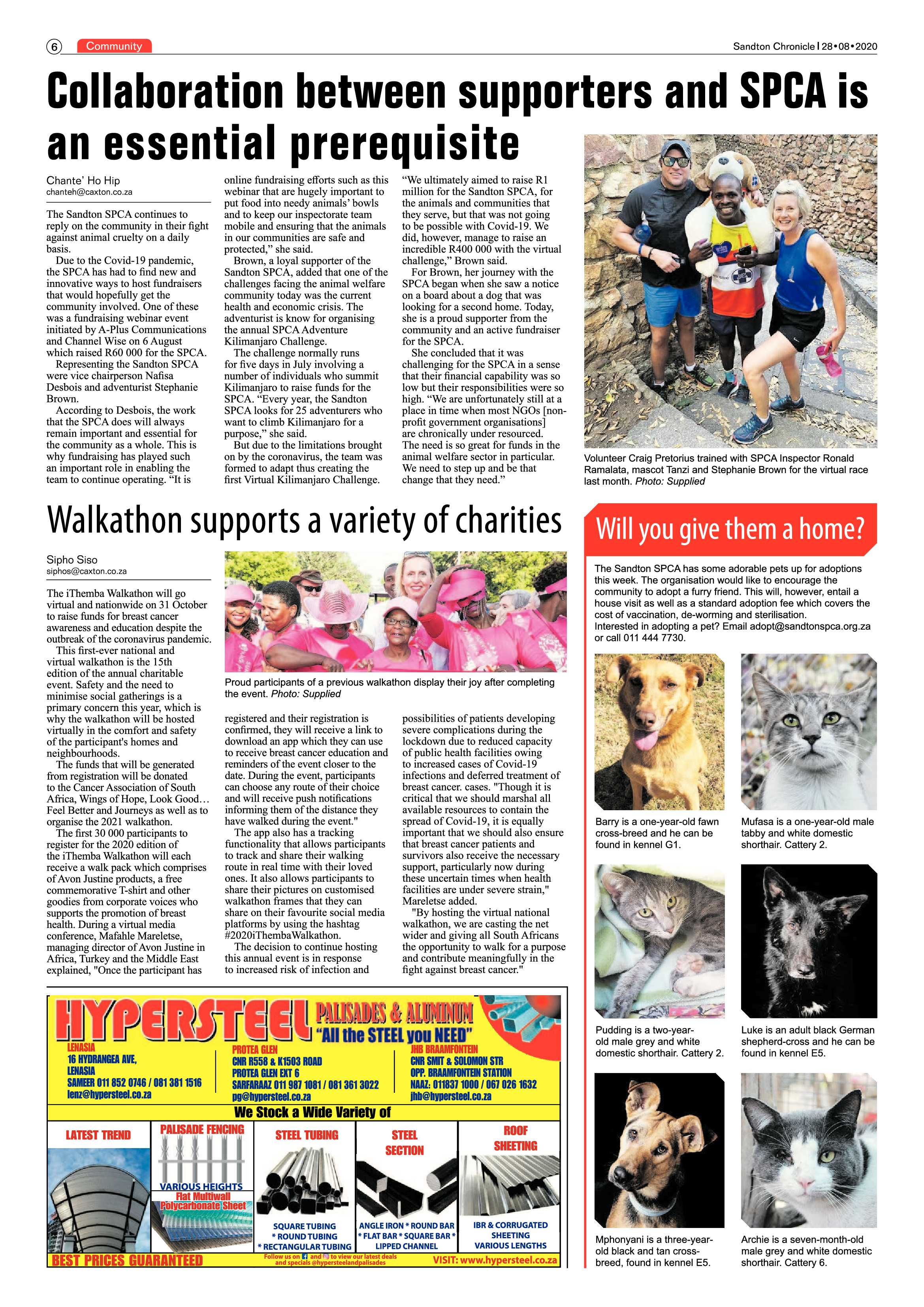 Sandton Chronicle 28 August 2020 page 6