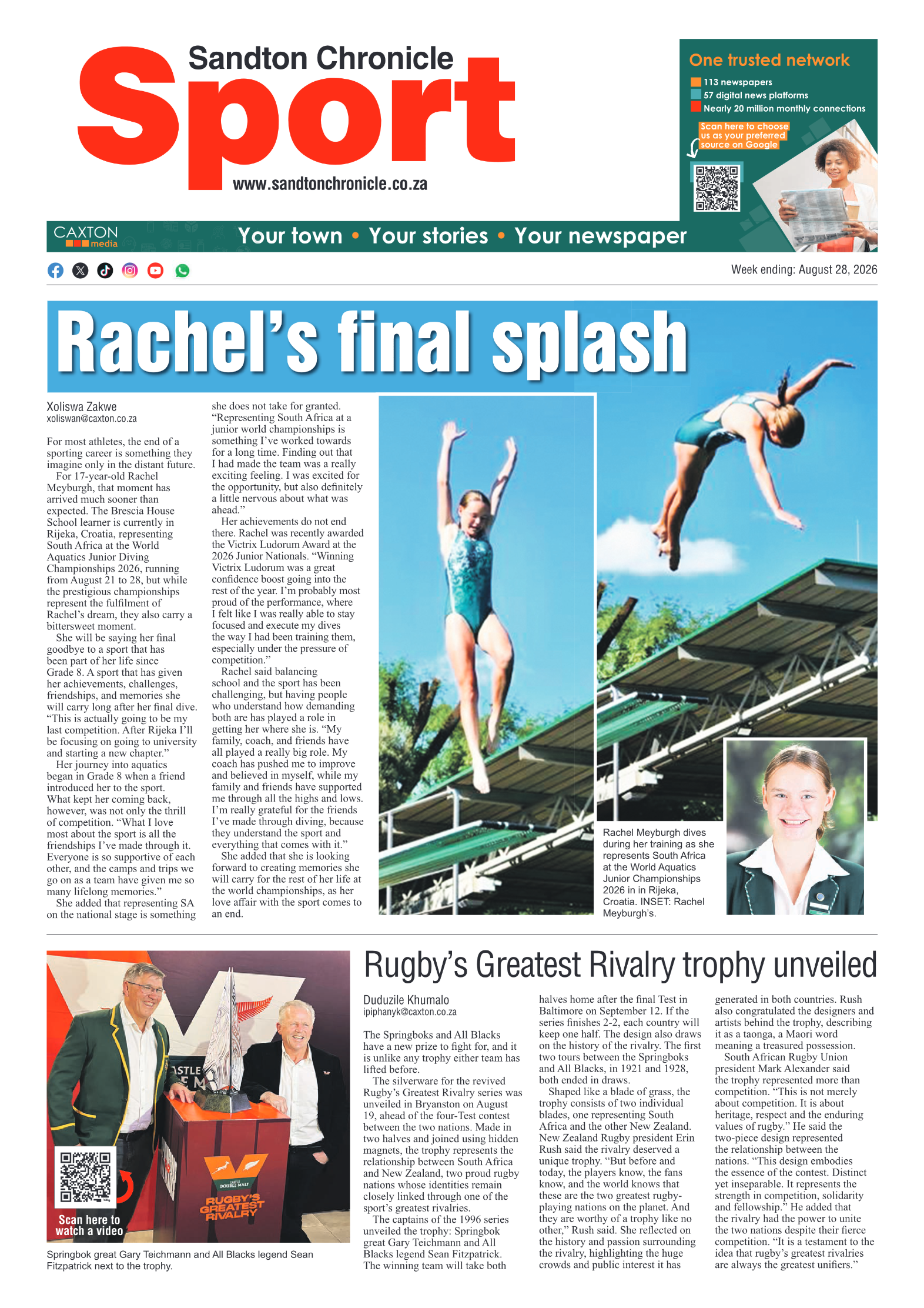 Sandton Chronicle 28 August 2026 page 12