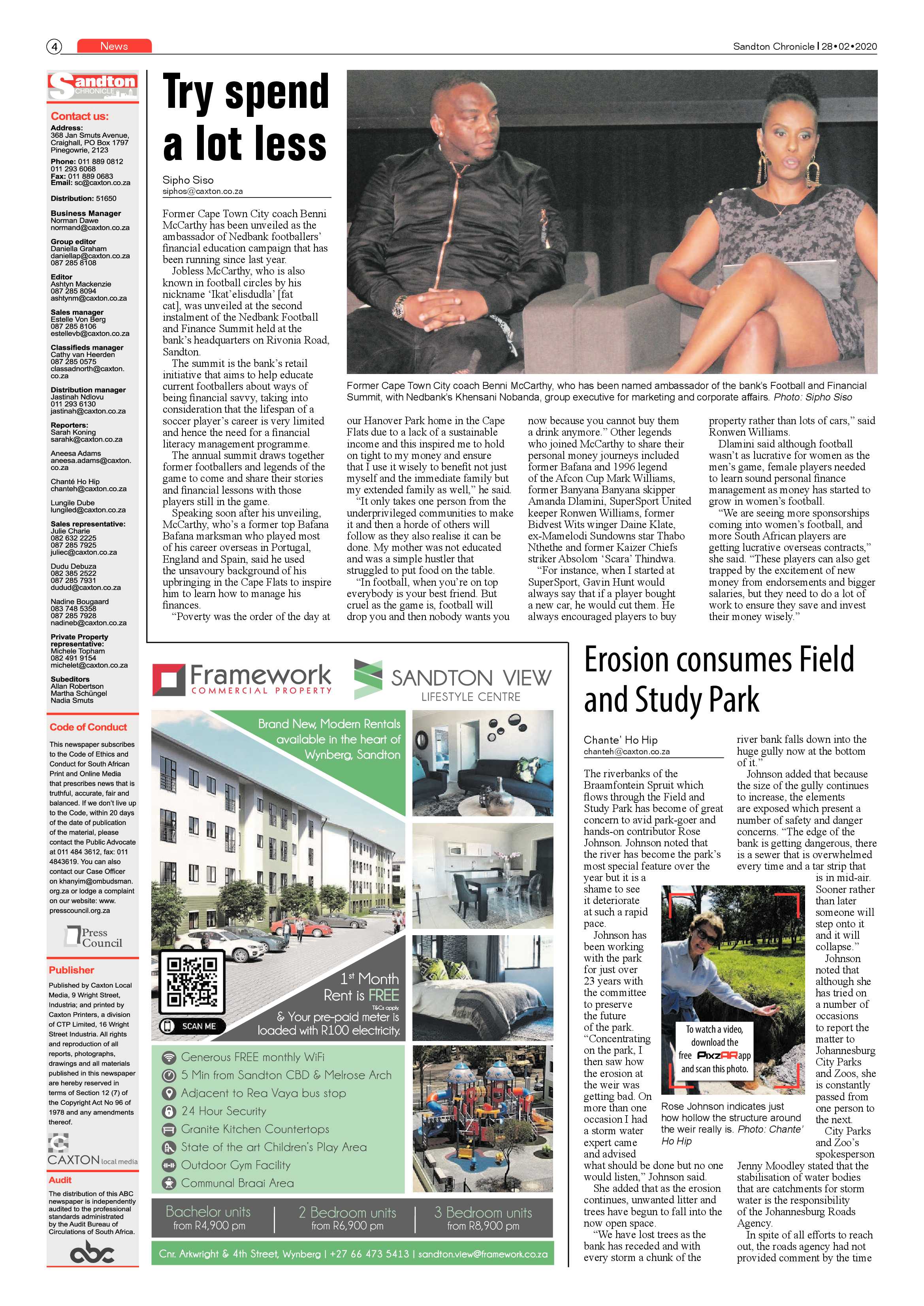 Sandton Chronicle 28 February 2020 page 4