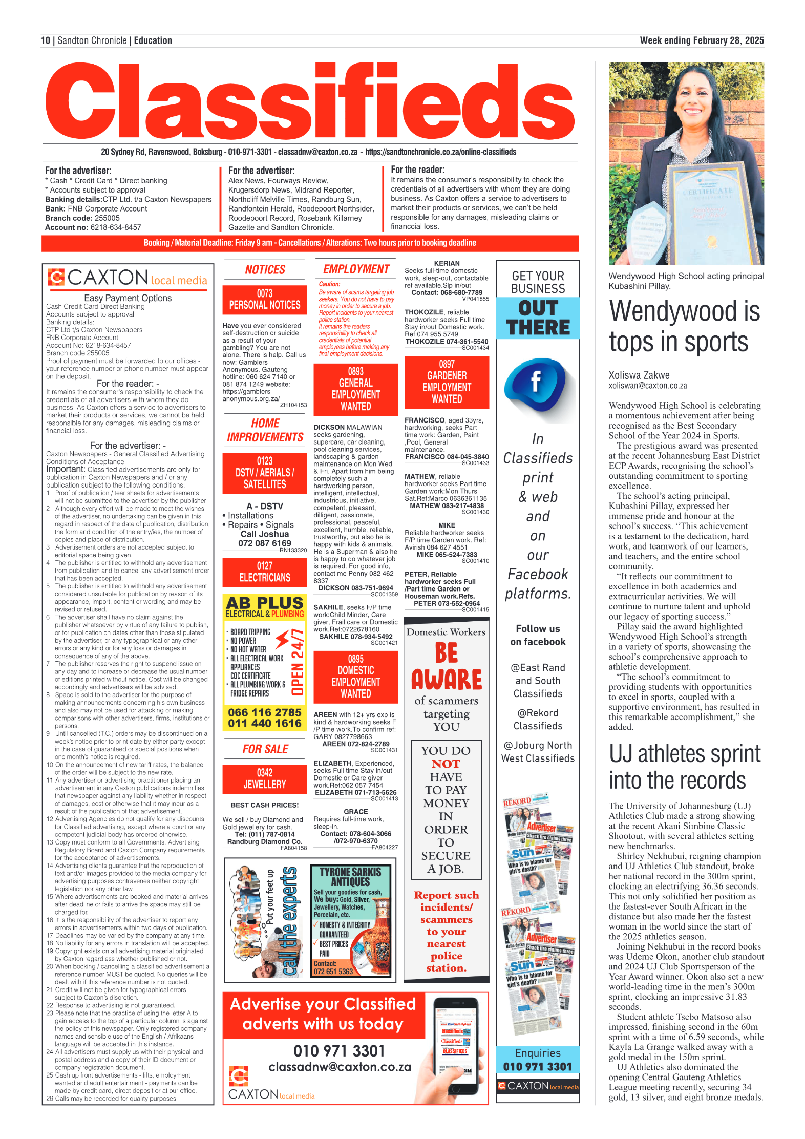 Sandton Chronicle 28 February 2025 page 10