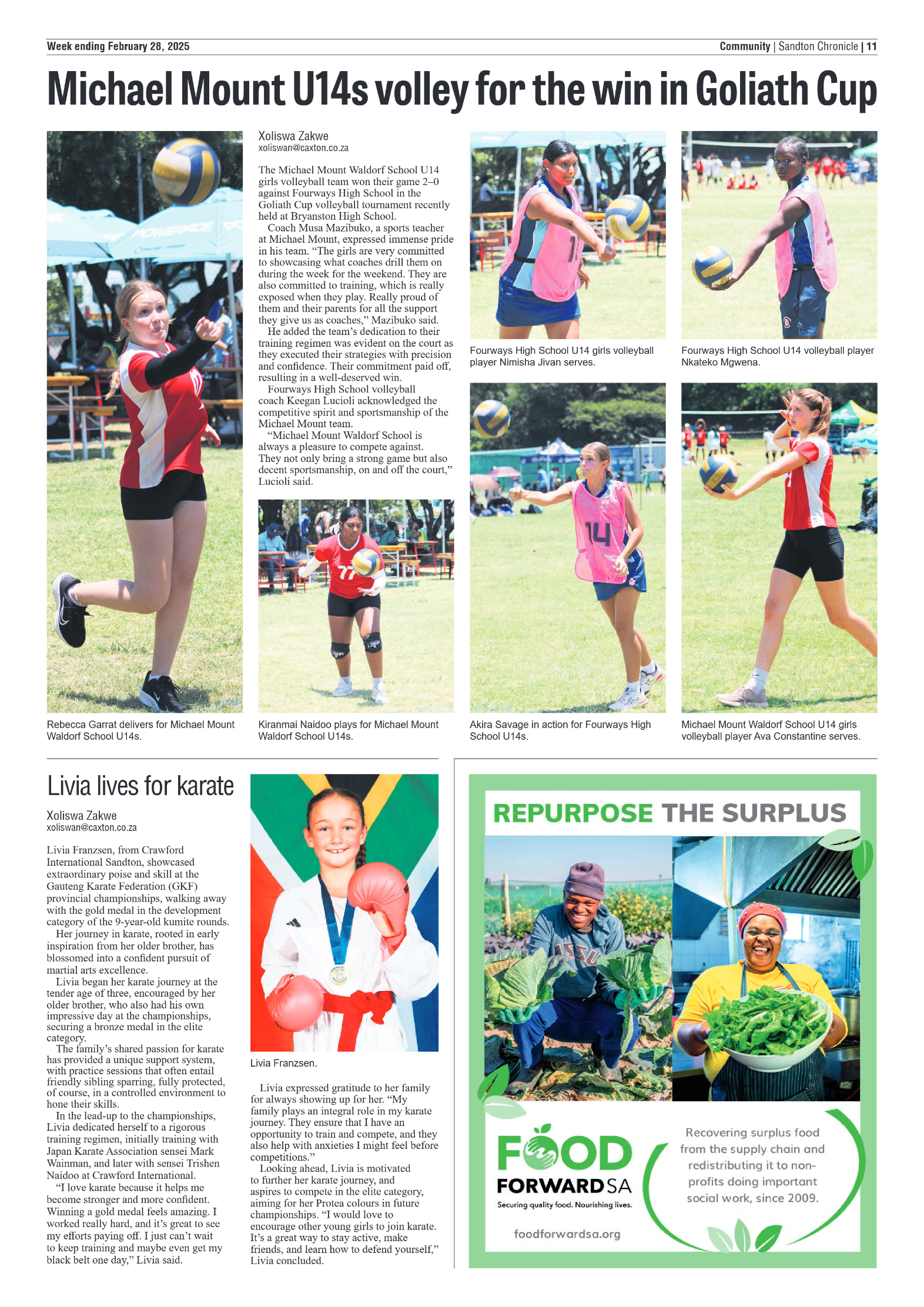 Sandton Chronicle 28 February 2025 page 11