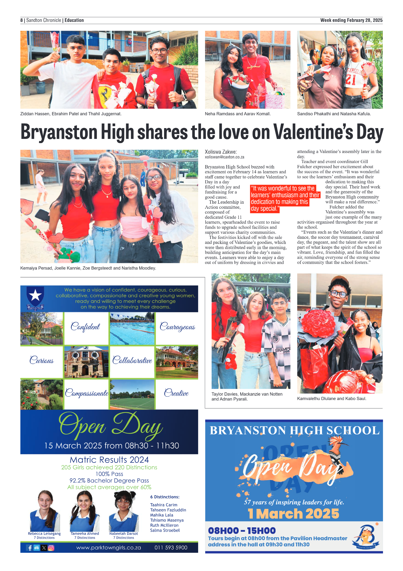 Sandton Chronicle 28 February 2025 page 8