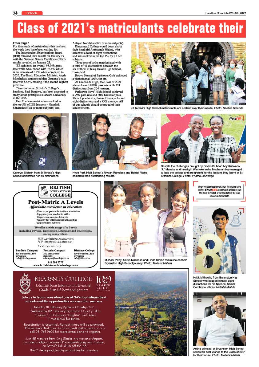 Sandton Chronicle 28 January 2022 page 16