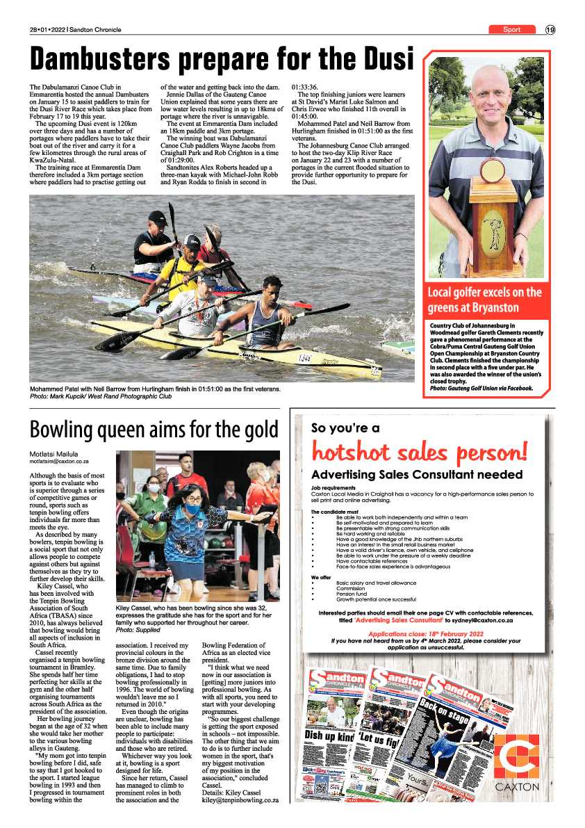 Sandton Chronicle 28 January 2022 page 21