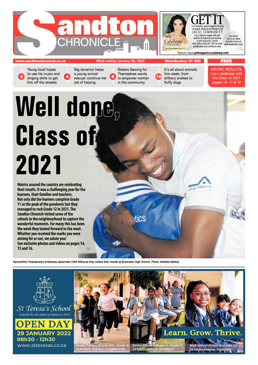 Sandton Chronicle 28 January 2022 page 3