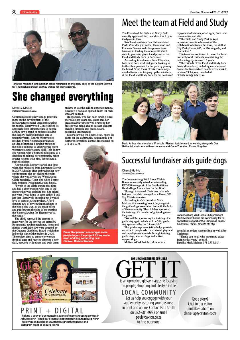 Sandton Chronicle 28 January 2022 page 8