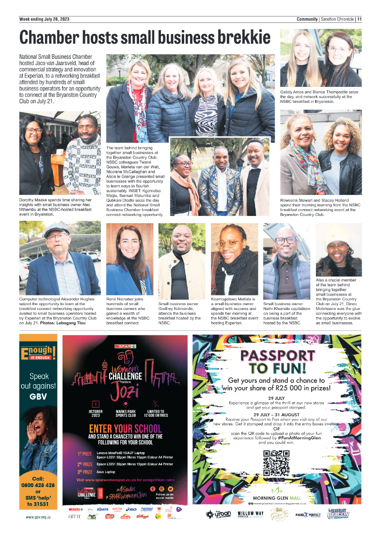 Sandton Chronicle 28 July 2023 page 11