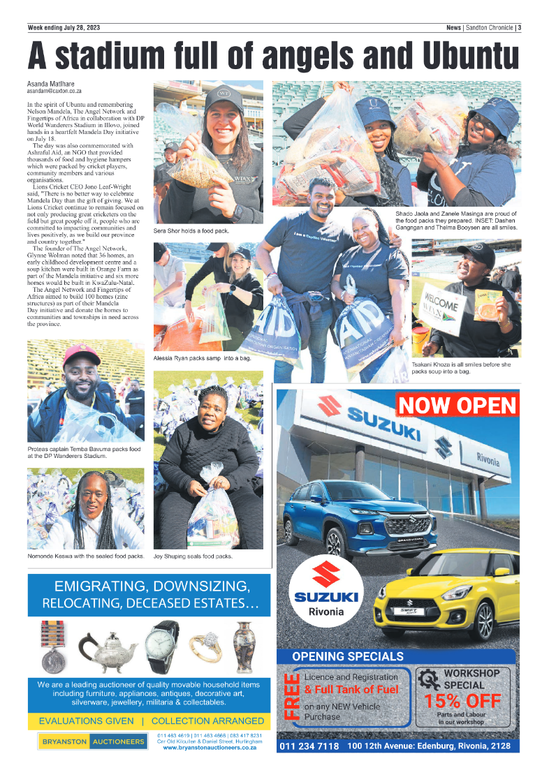 Sandton Chronicle 28 July 2023 page 3