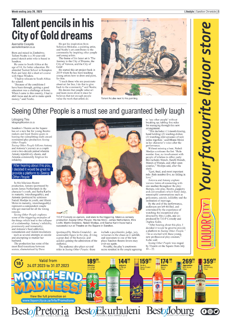 Sandton Chronicle 28 July 2023 page 5