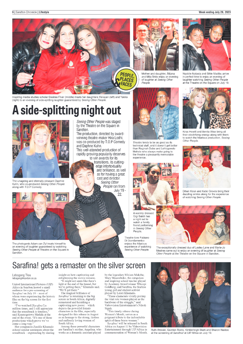 Sandton Chronicle 28 July 2023 page 6