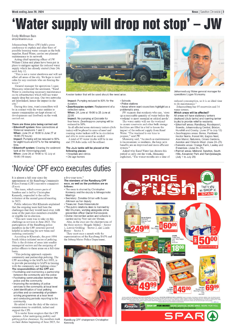 Sandton Chronicle 28 June 2024 page 3
