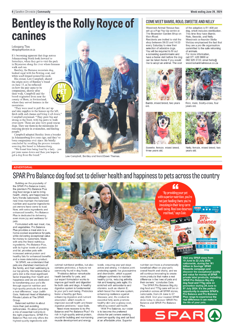 Sandton Chronicle 28 June 2024 page 8
