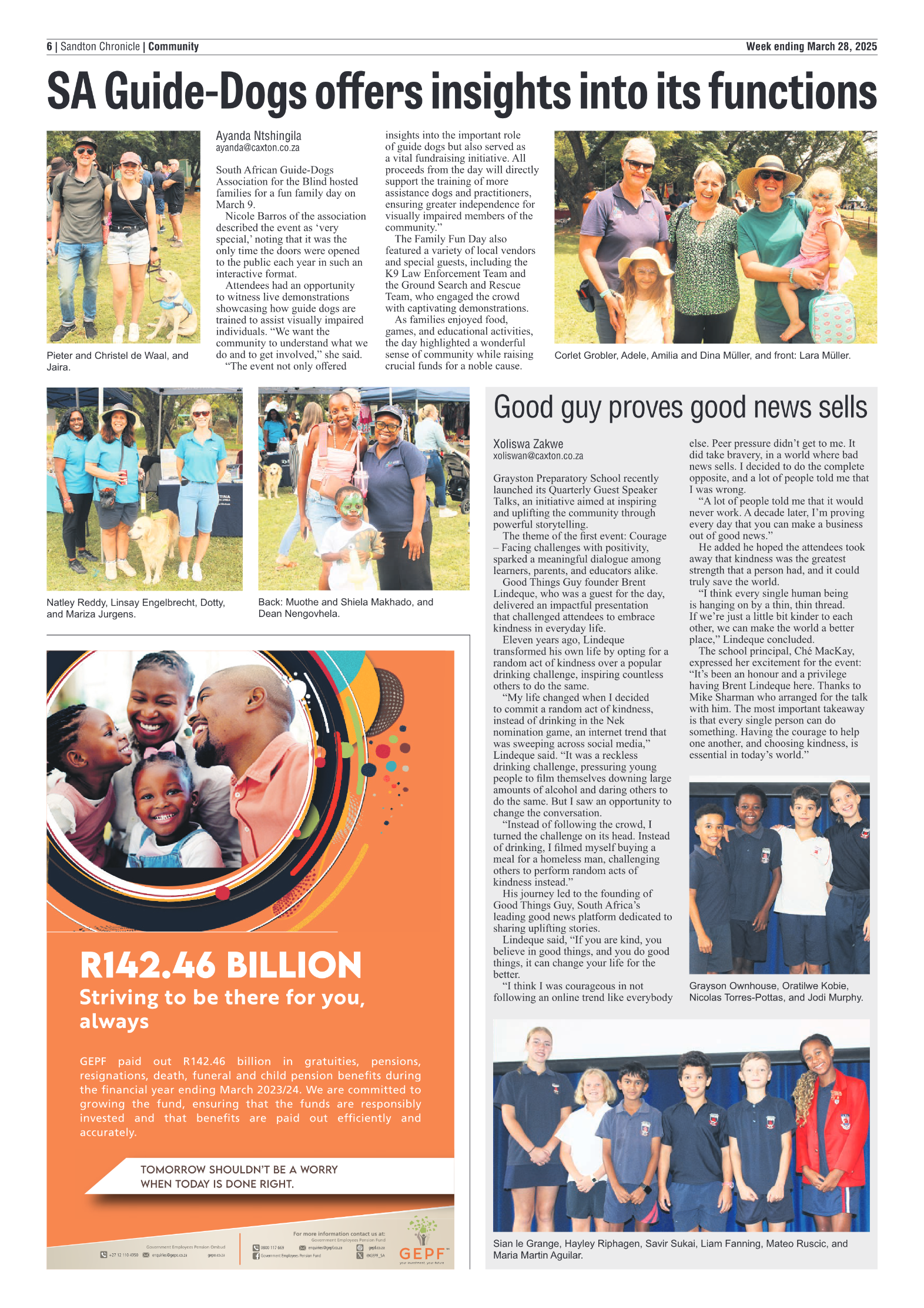 Sandton Chronicle 28 March 2025 page 6