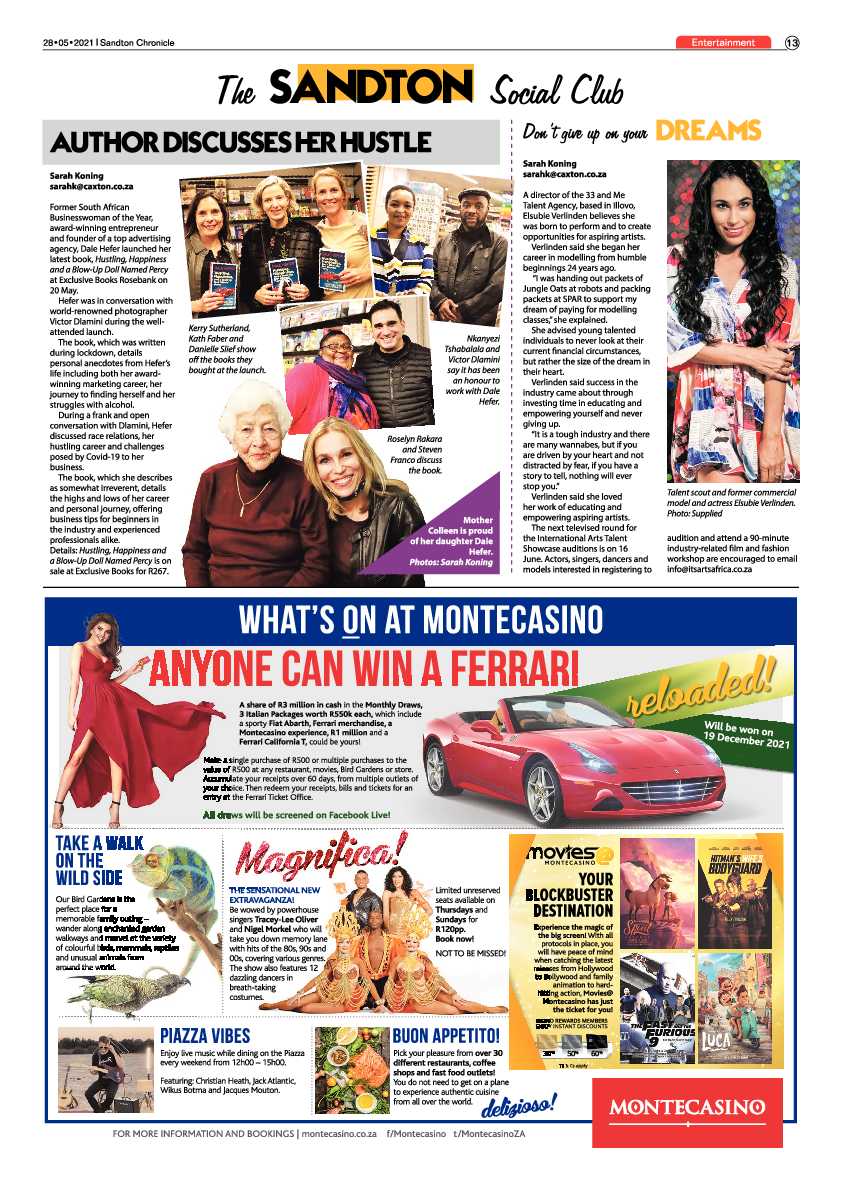 Sandton Chronicle 28 May 2021 page 13