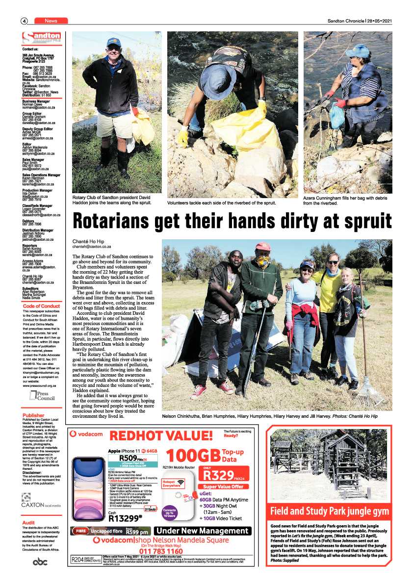 Sandton Chronicle 28 May 2021 page 4