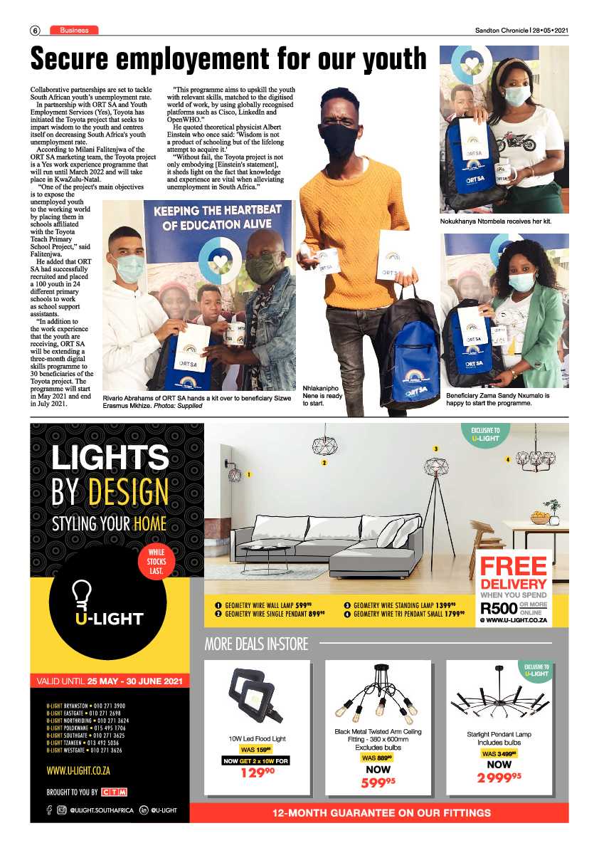 Sandton Chronicle 28 May 2021 page 6