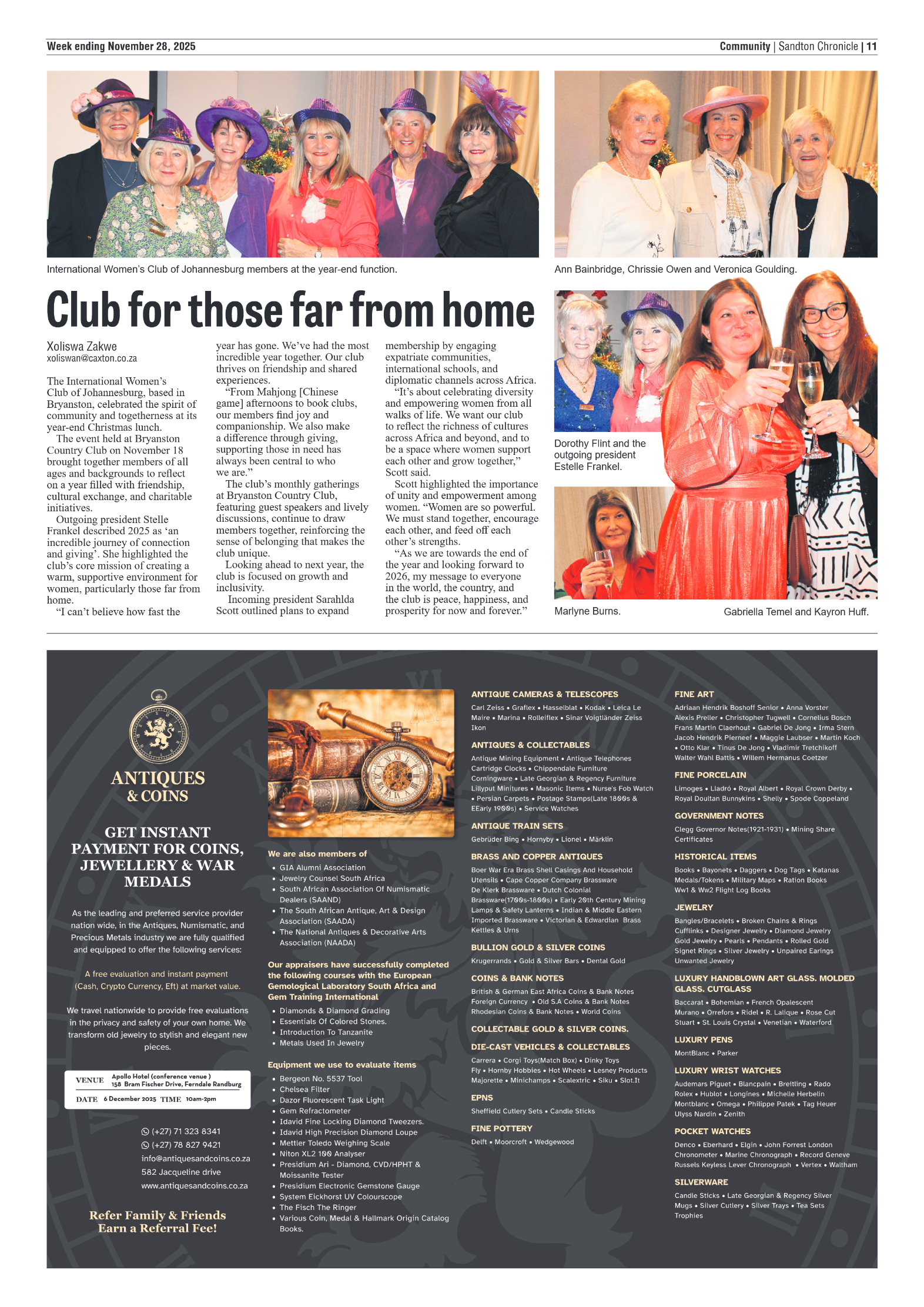 Sandton Chronicle 28 November 2025 page 13