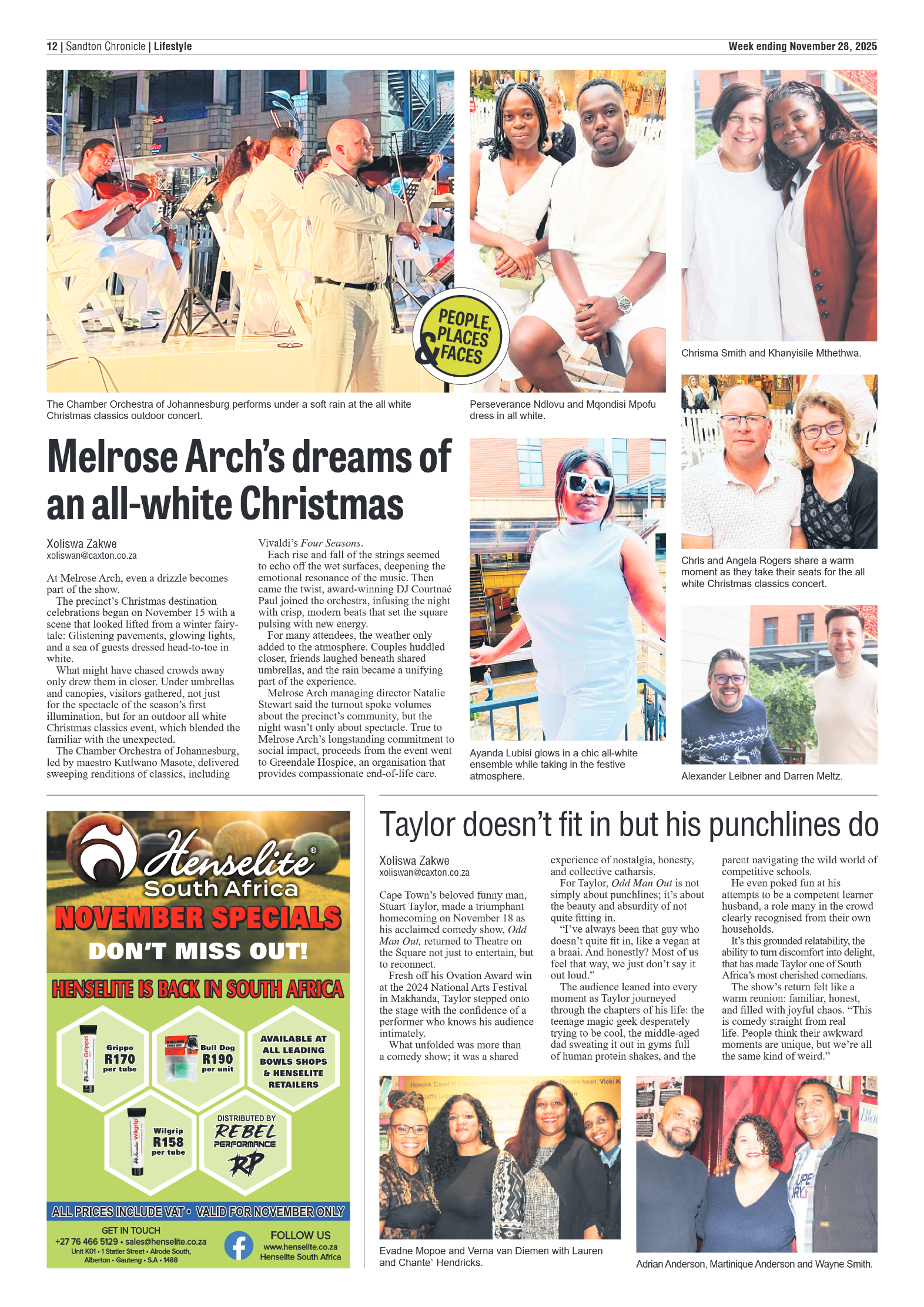 Sandton Chronicle 28 November 2025 page 14