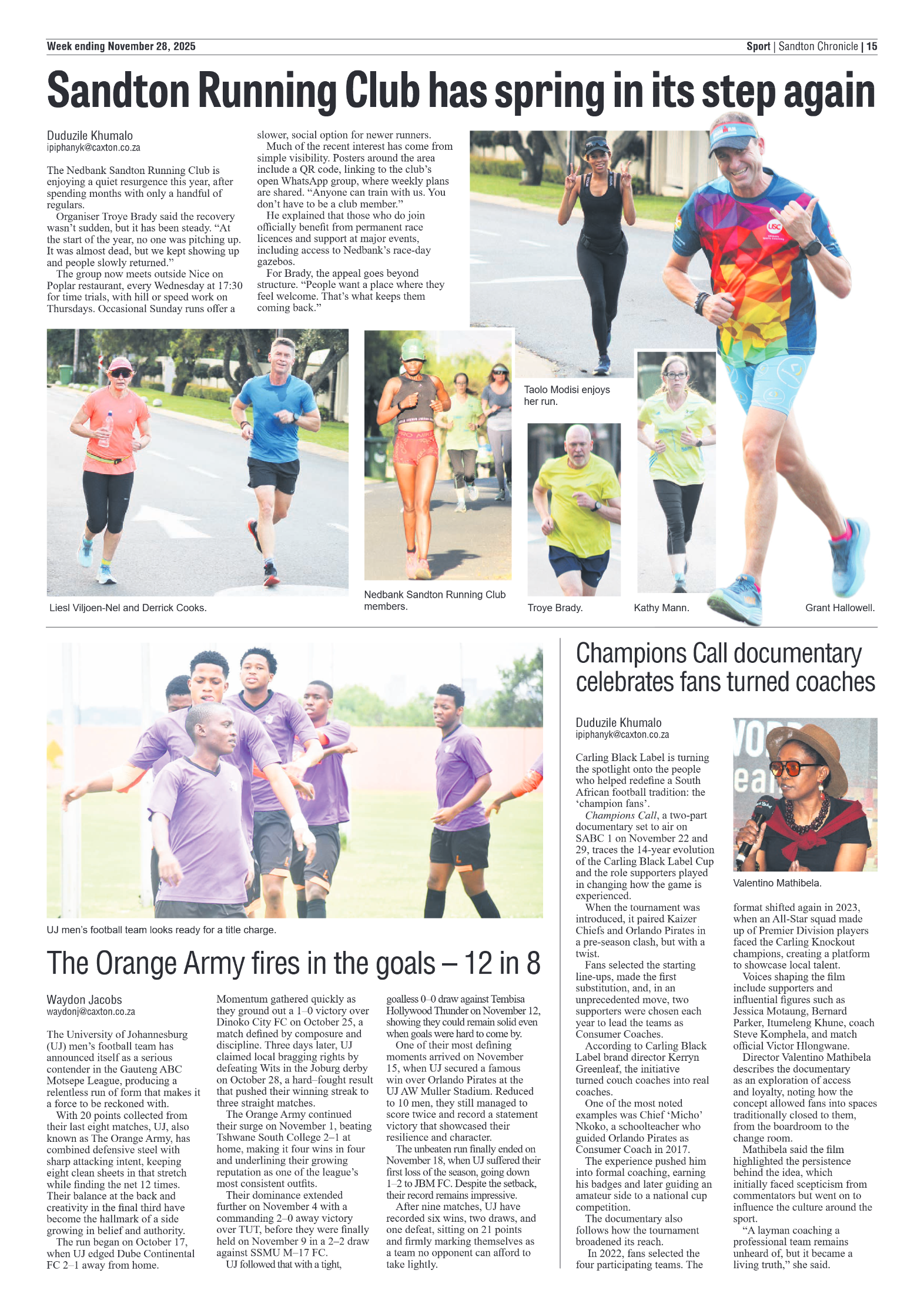 Sandton Chronicle 28 November 2025 page 17