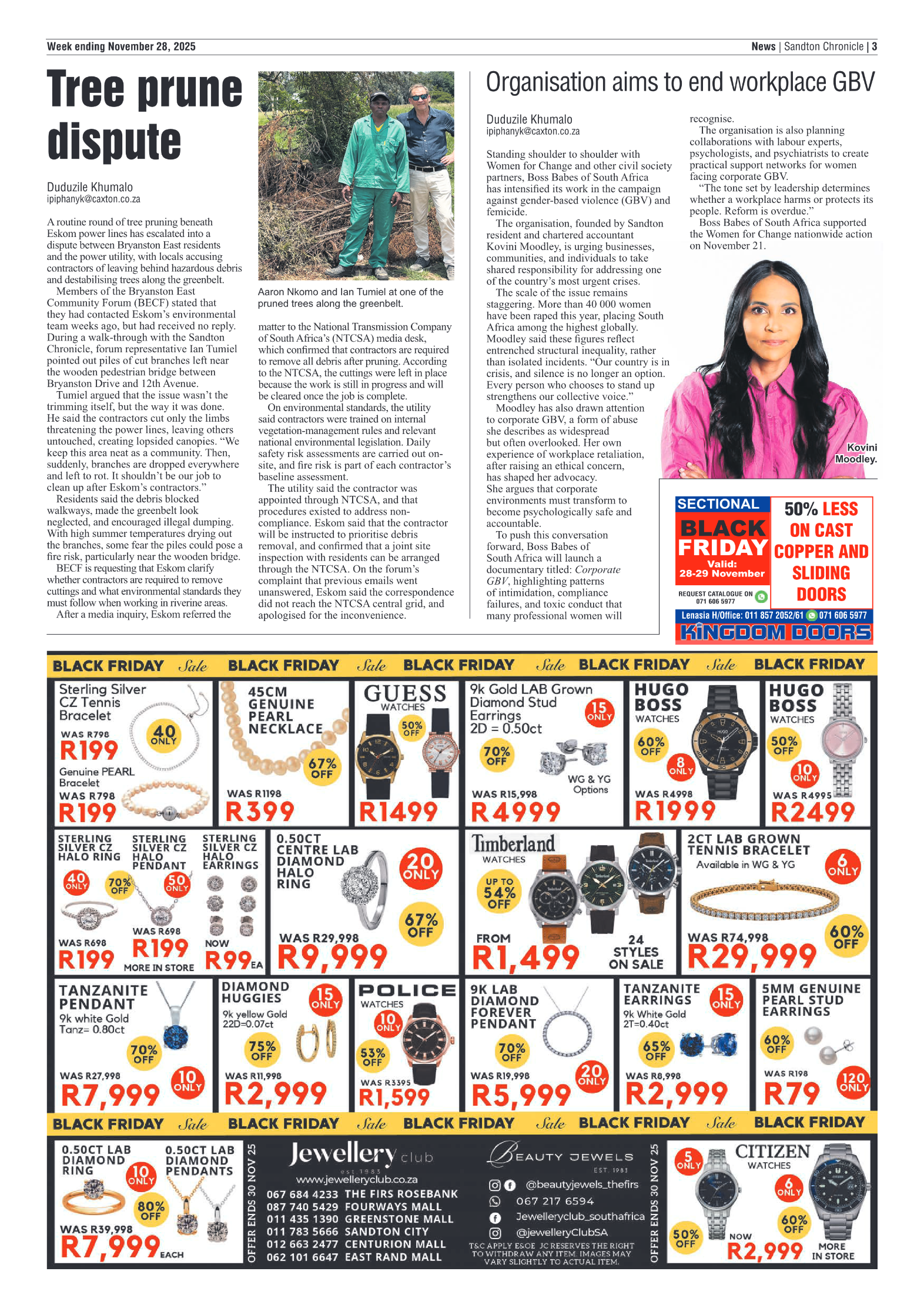 Sandton Chronicle 28 November 2025 page 5