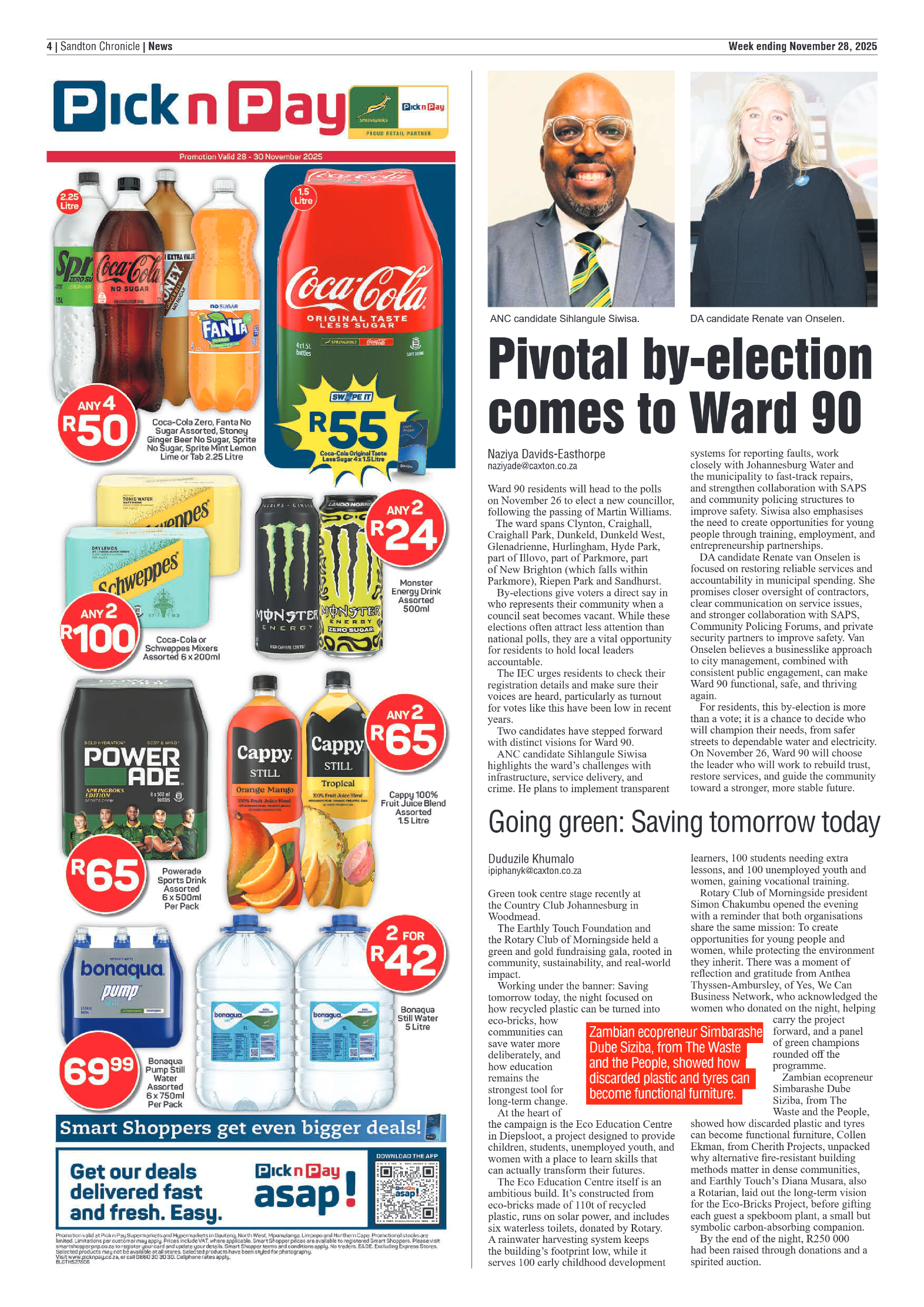 Sandton Chronicle 28 November 2025 page 6