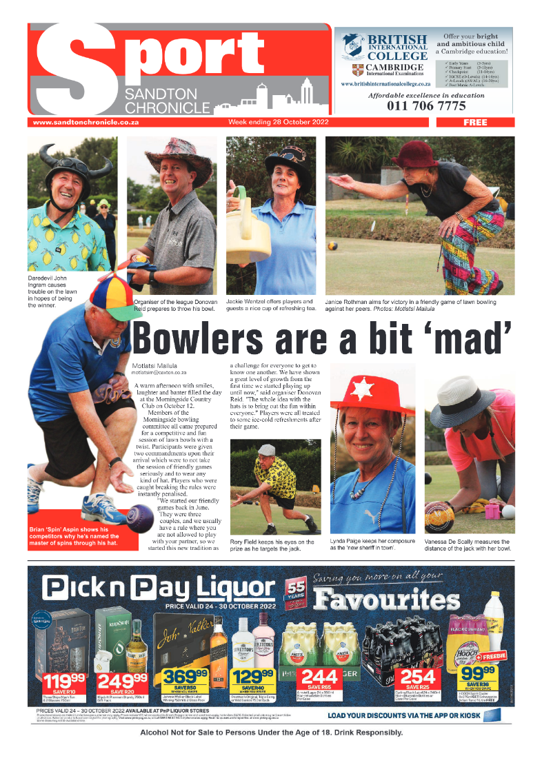 Sandton Chronicle 28 Oct 2022 page 16