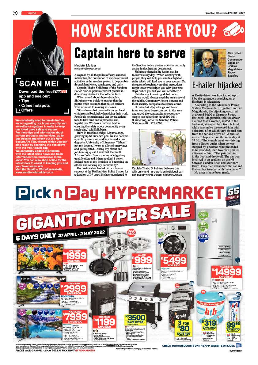 Sandton Chronicle 29 April 2022 page 2