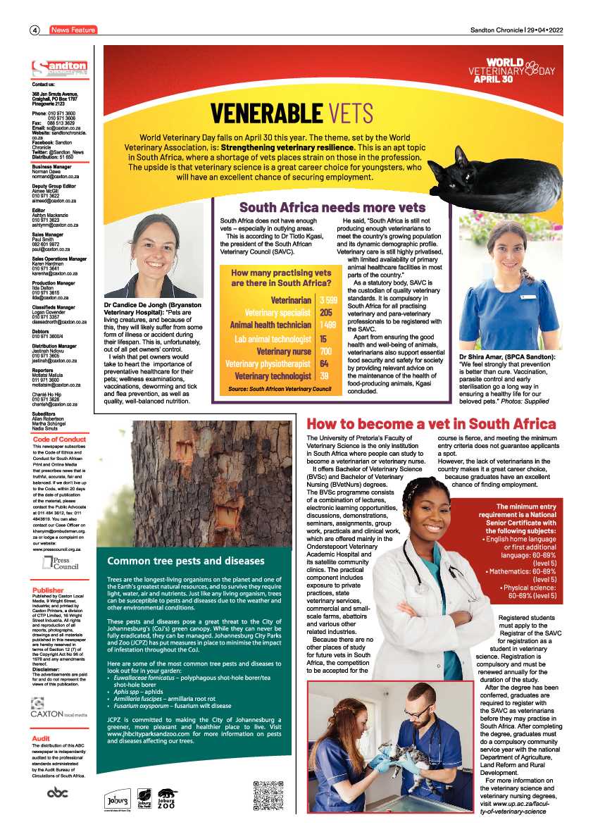 Sandton Chronicle 29 April 2022 page 4