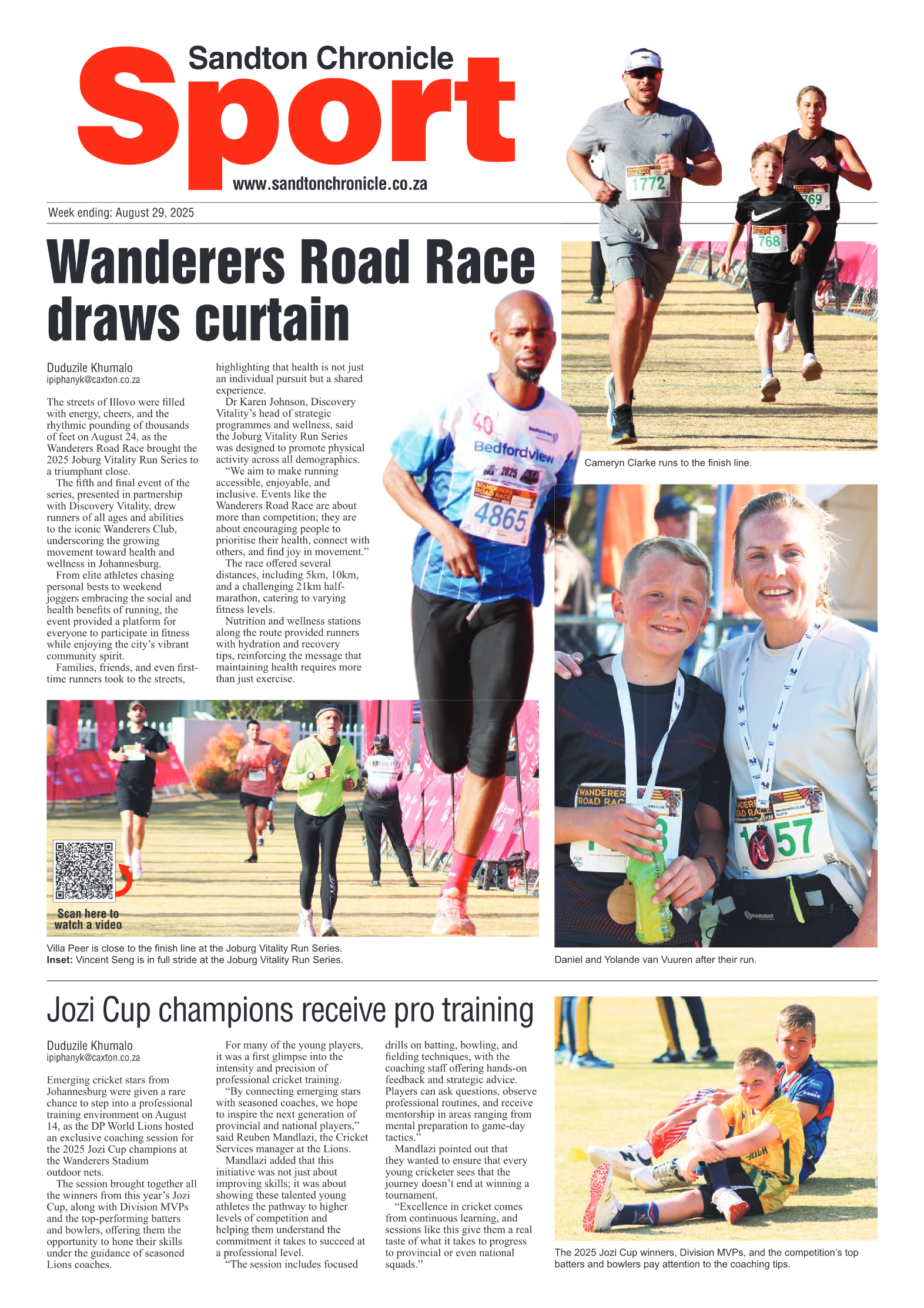 Sandton Chronicle 29 August 2025 page 8