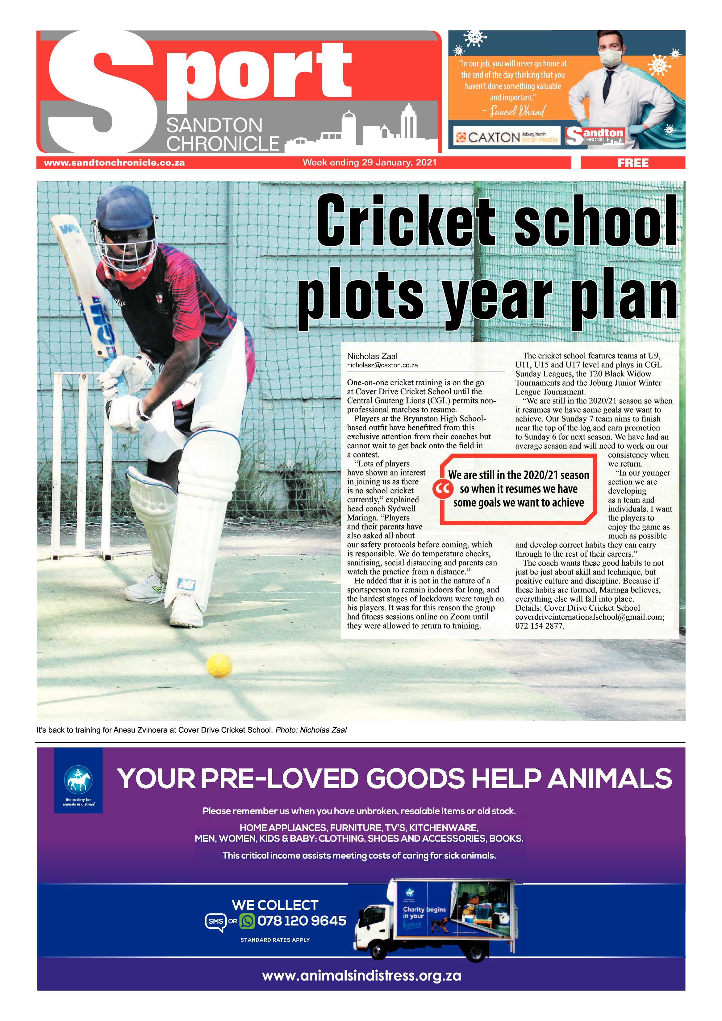 Sandton Chrinicle 29 January 2021 page 20
