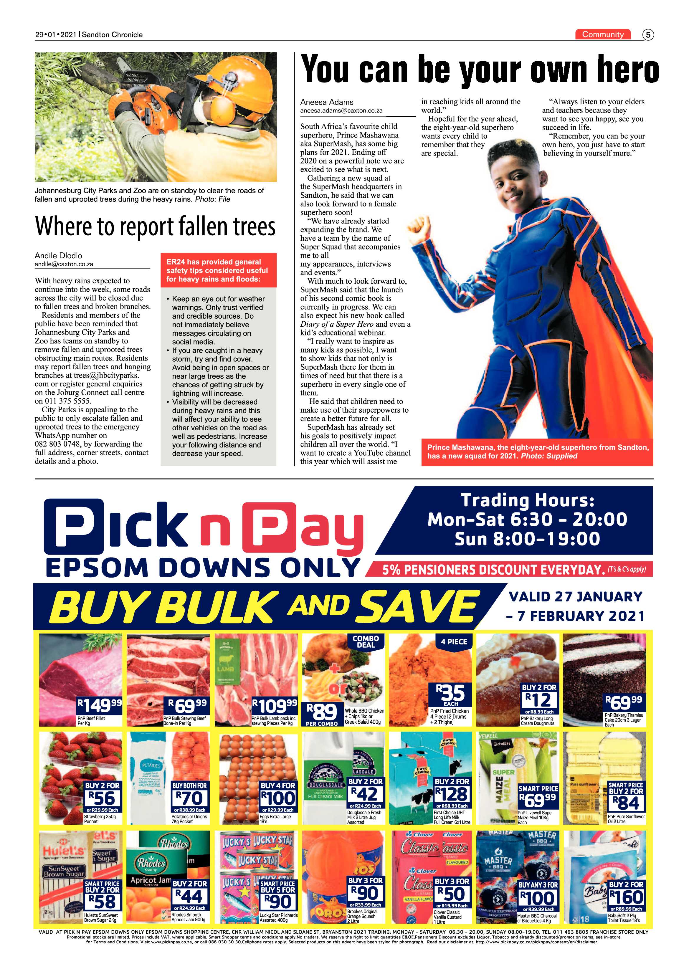 Sandton Chrinicle 29 January 2021 page 5