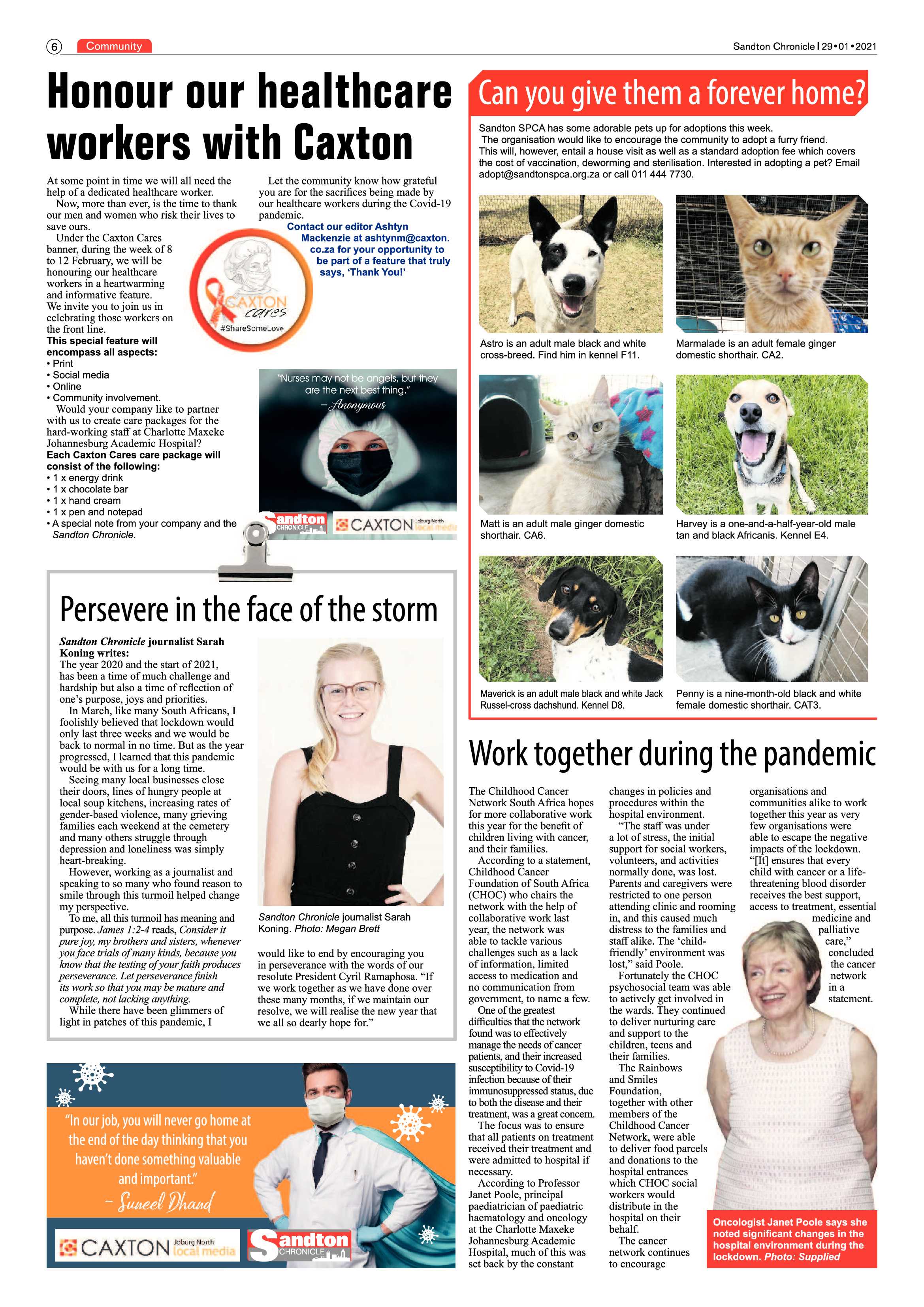 Sandton Chrinicle 29 January 2021 page 6