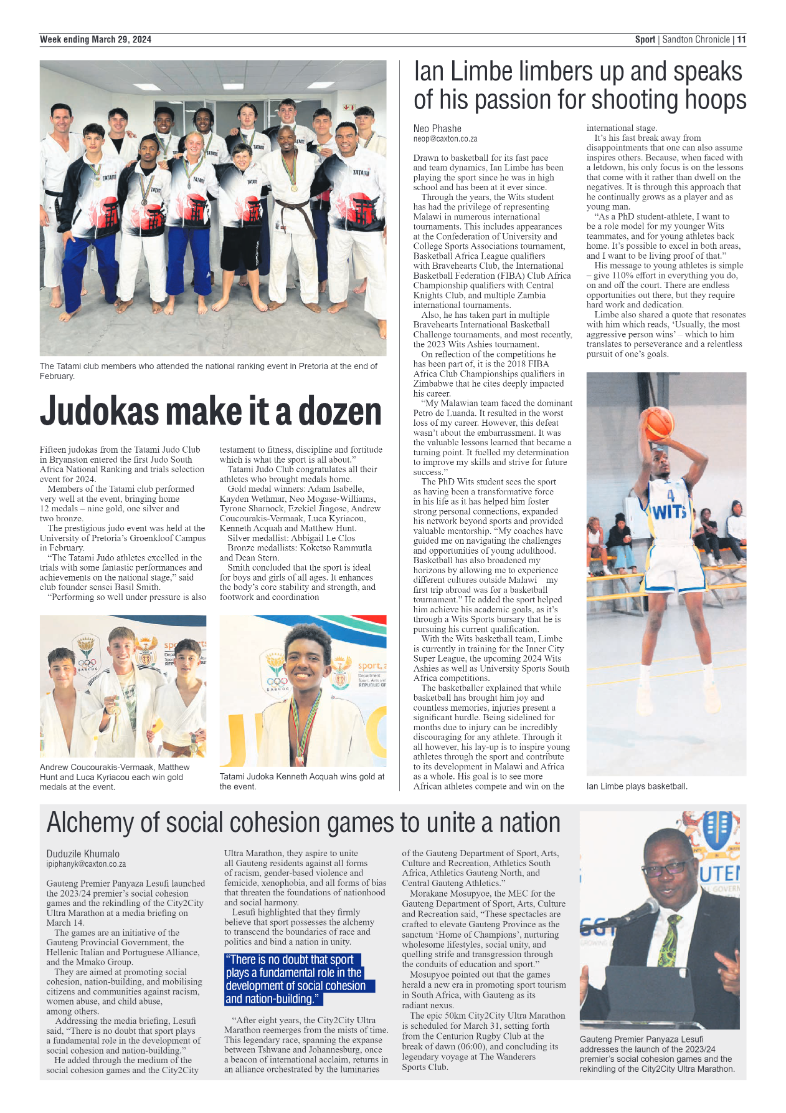 Sandton Chronicle 29 March 2024 page 11