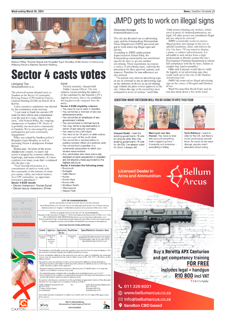 Sandton Chronicle 29 March 2024 page 3