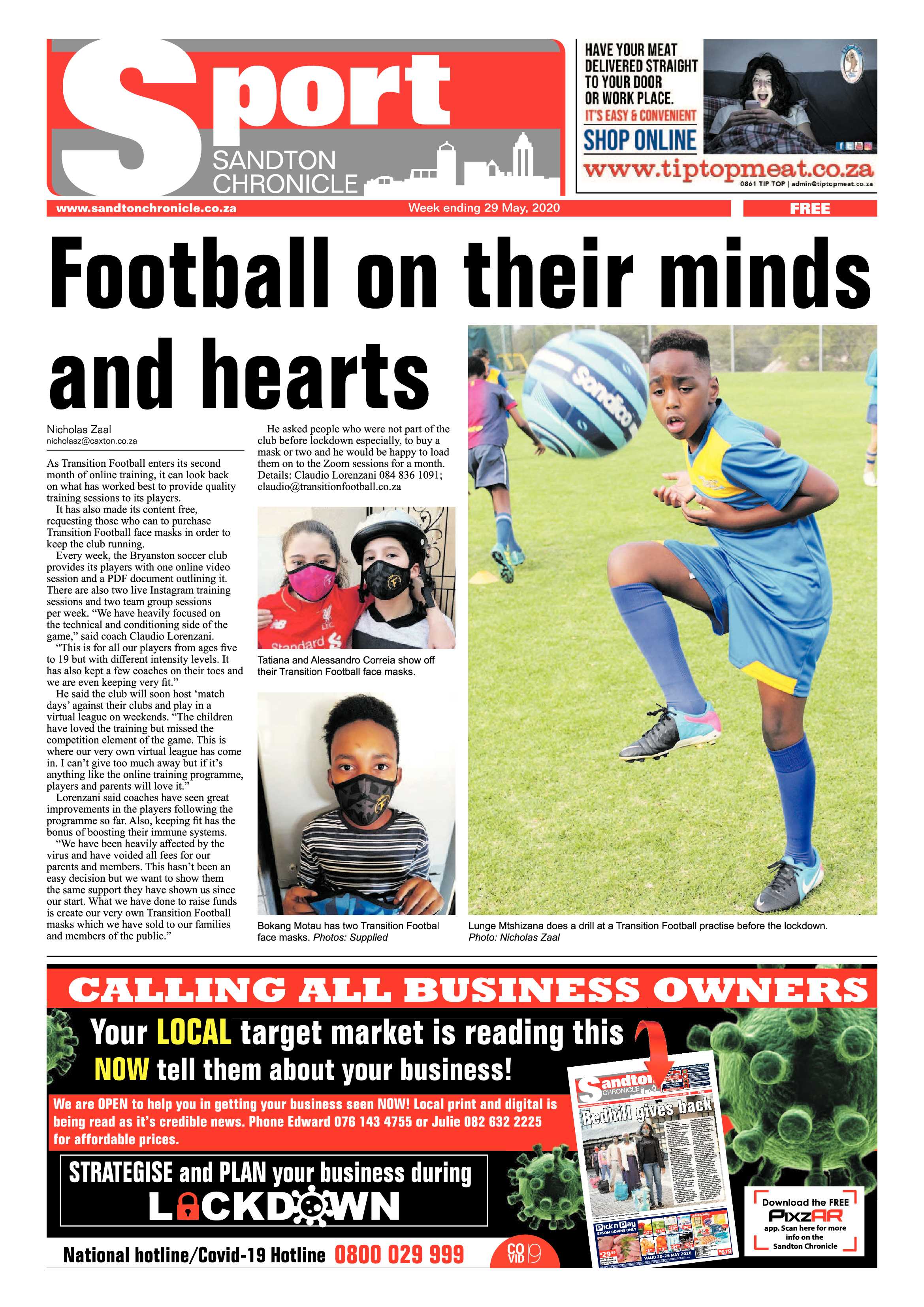 Sandton Chronicle 29 May 2020 page 12