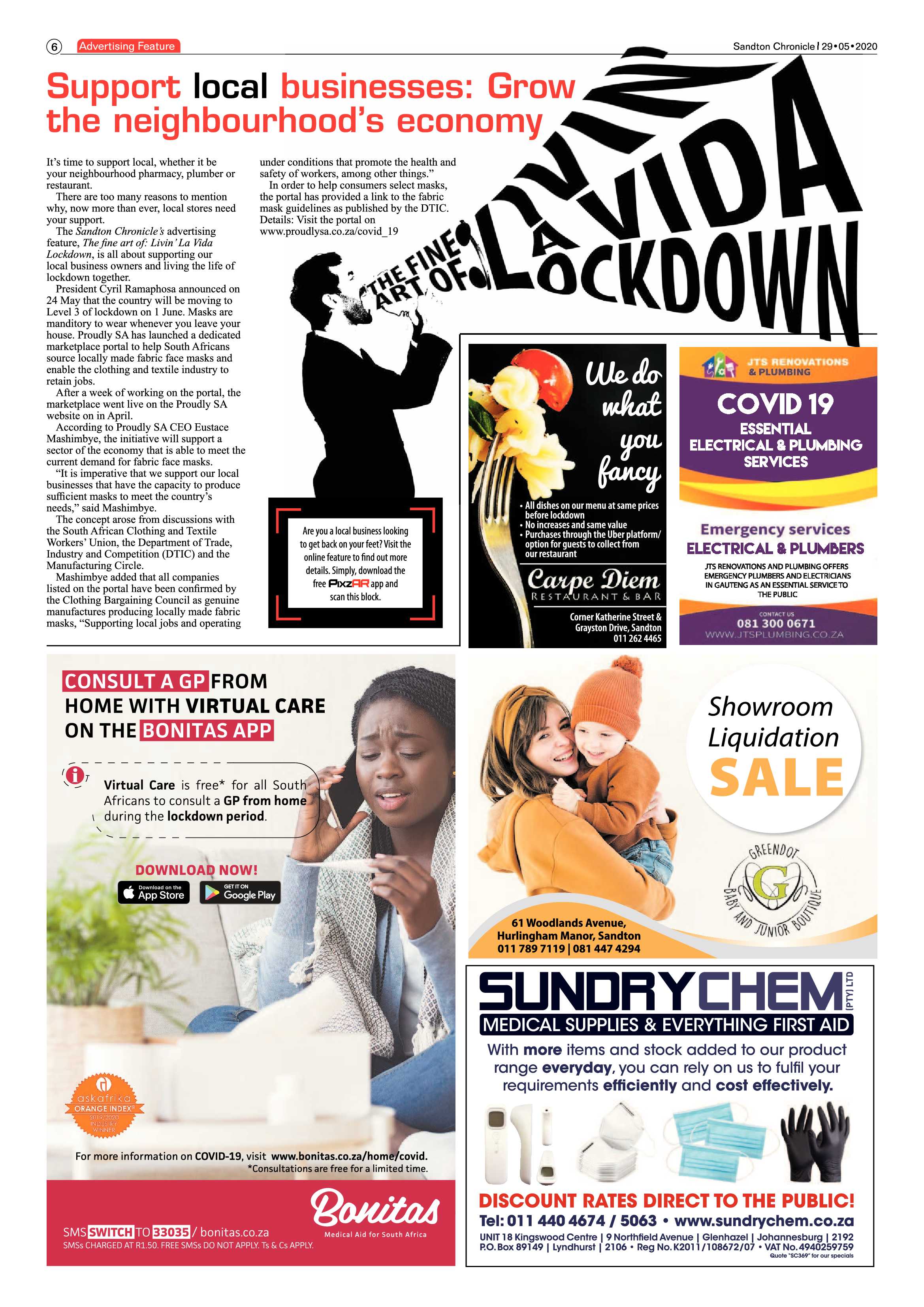 Sandton Chronicle 29 May 2020 page 6