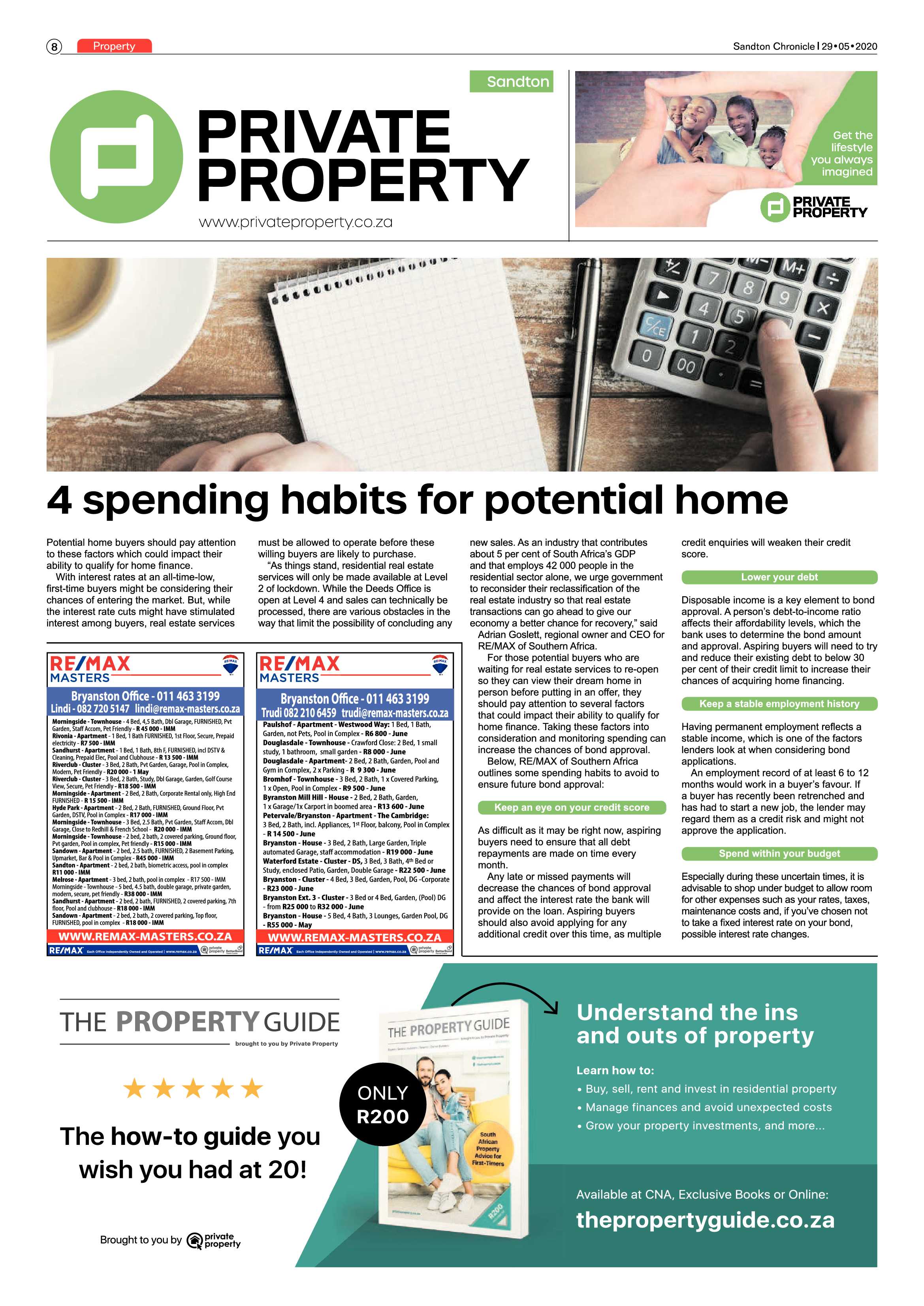Sandton Chronicle 29 May 2020 page 8