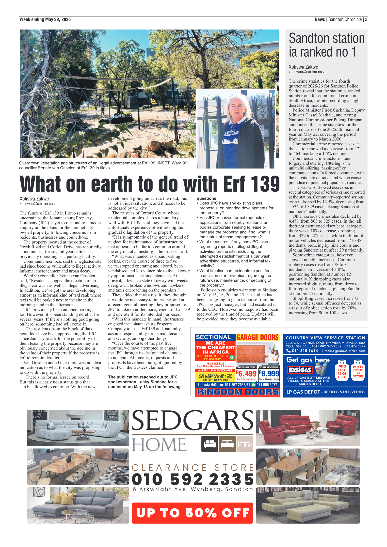 Sandton Chronicle 29 May 2026 page 3